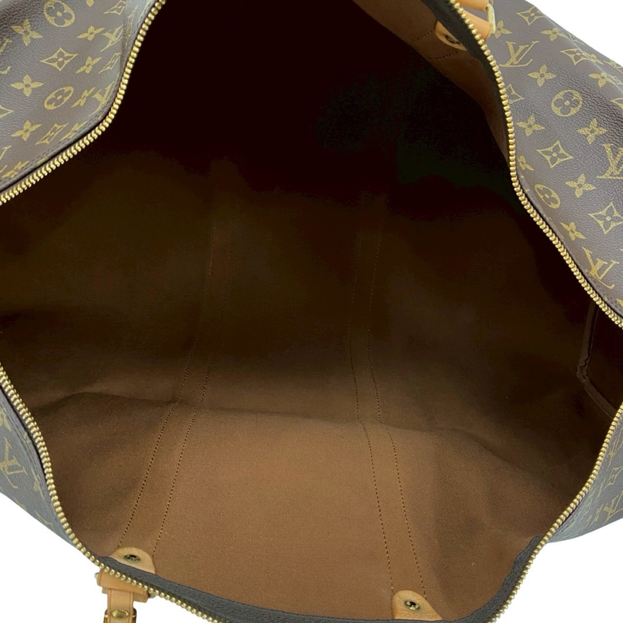 Louis Vuitton Brown Leather Pvc Boston Bag Handbag (Pre-Owned)