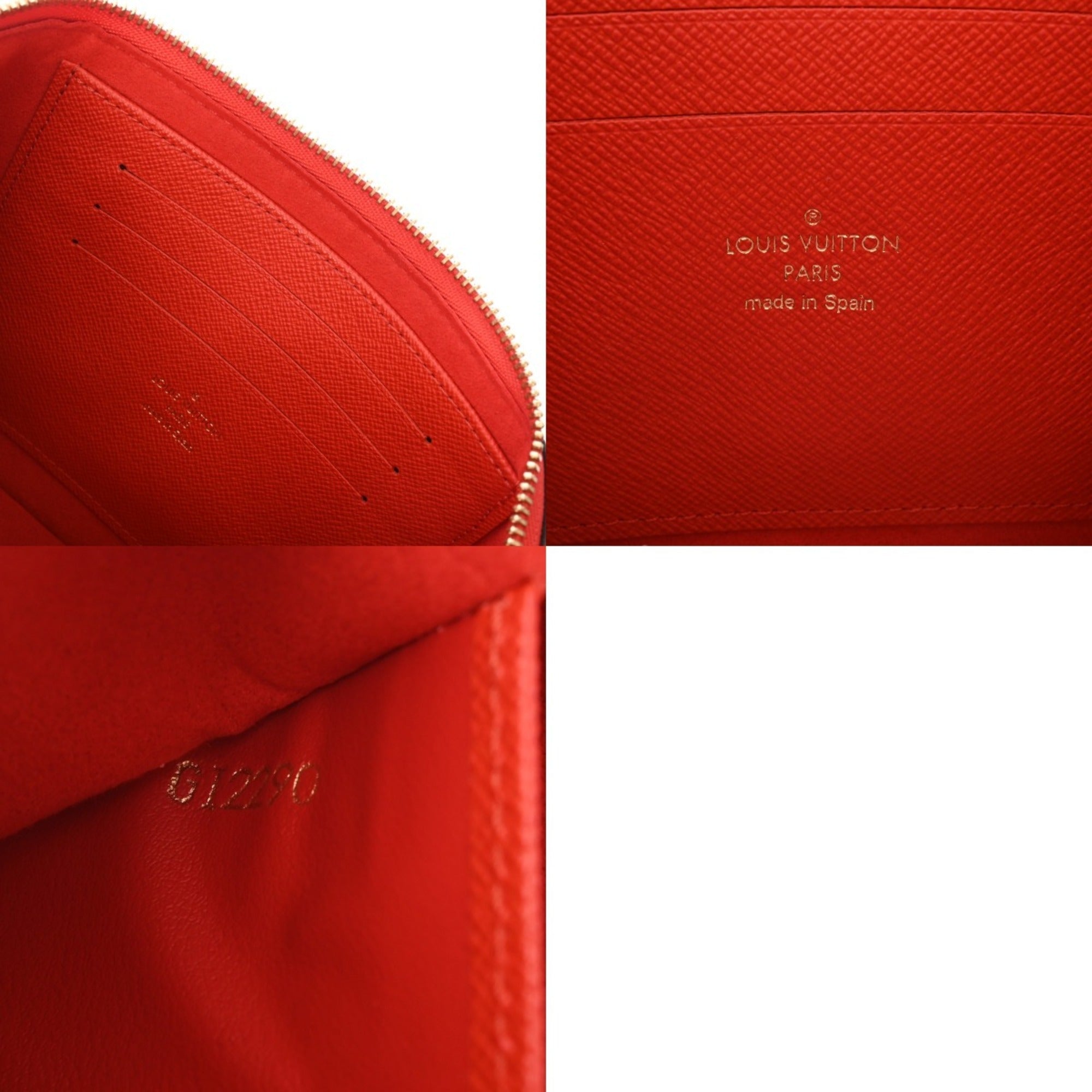 Louis Vuitton Blanc Rouge Leather Pochette Pouch (Pre-Owned)