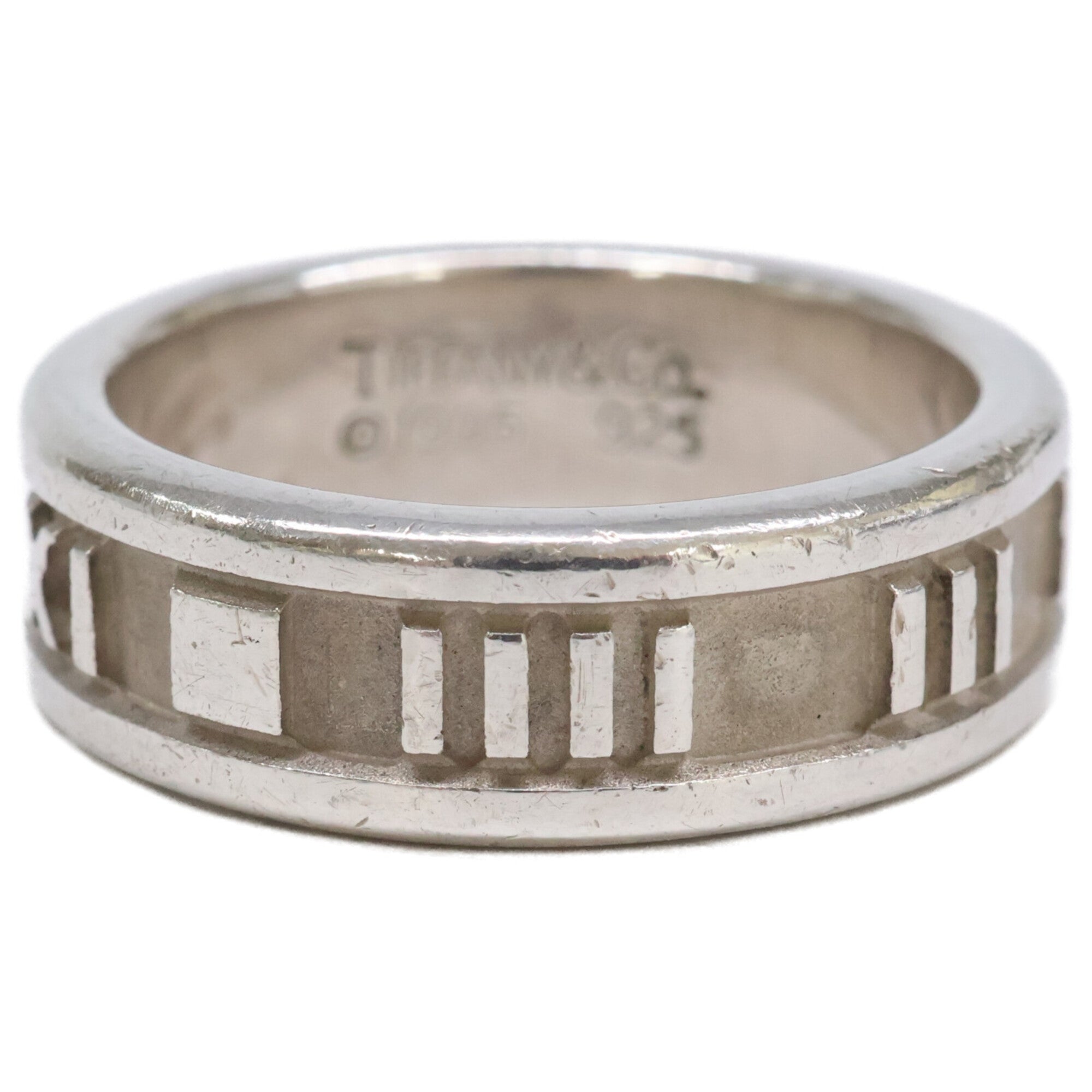 Tiffany Silver Silver 925 Band Ring (Pre-Owned)