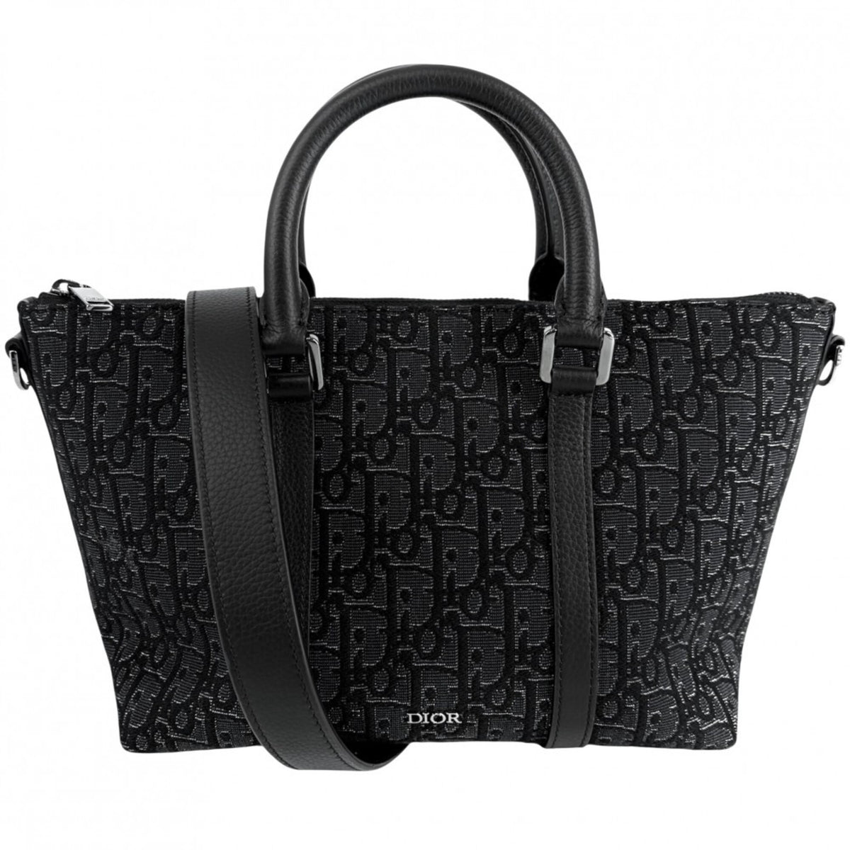 Christian Dior Black Canvas Shoulder Bag (Pre-Owned)