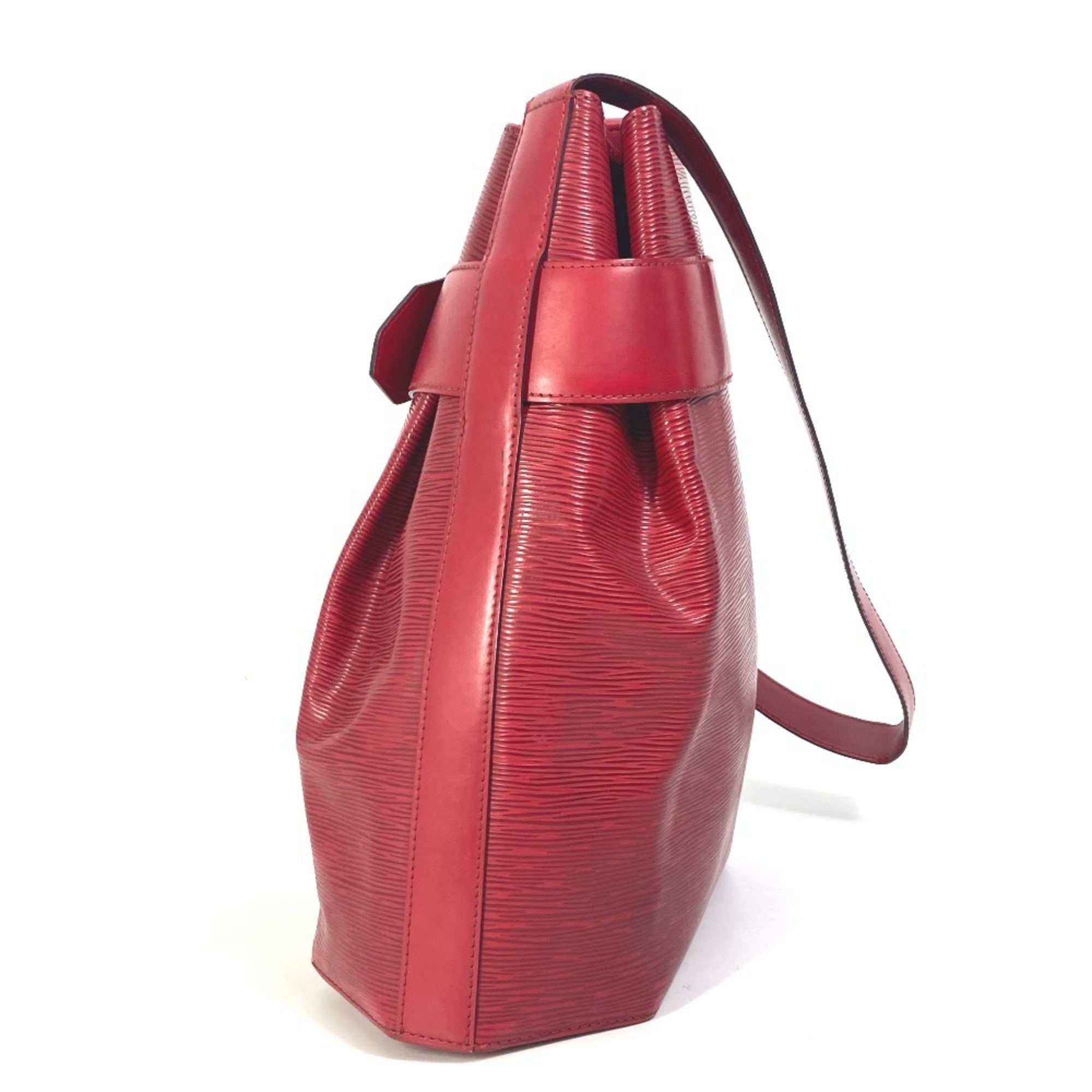 Louis Vuitton Epi Castilian Red Red Color Epi Leather Shoulder Bag (Pre-Owned)