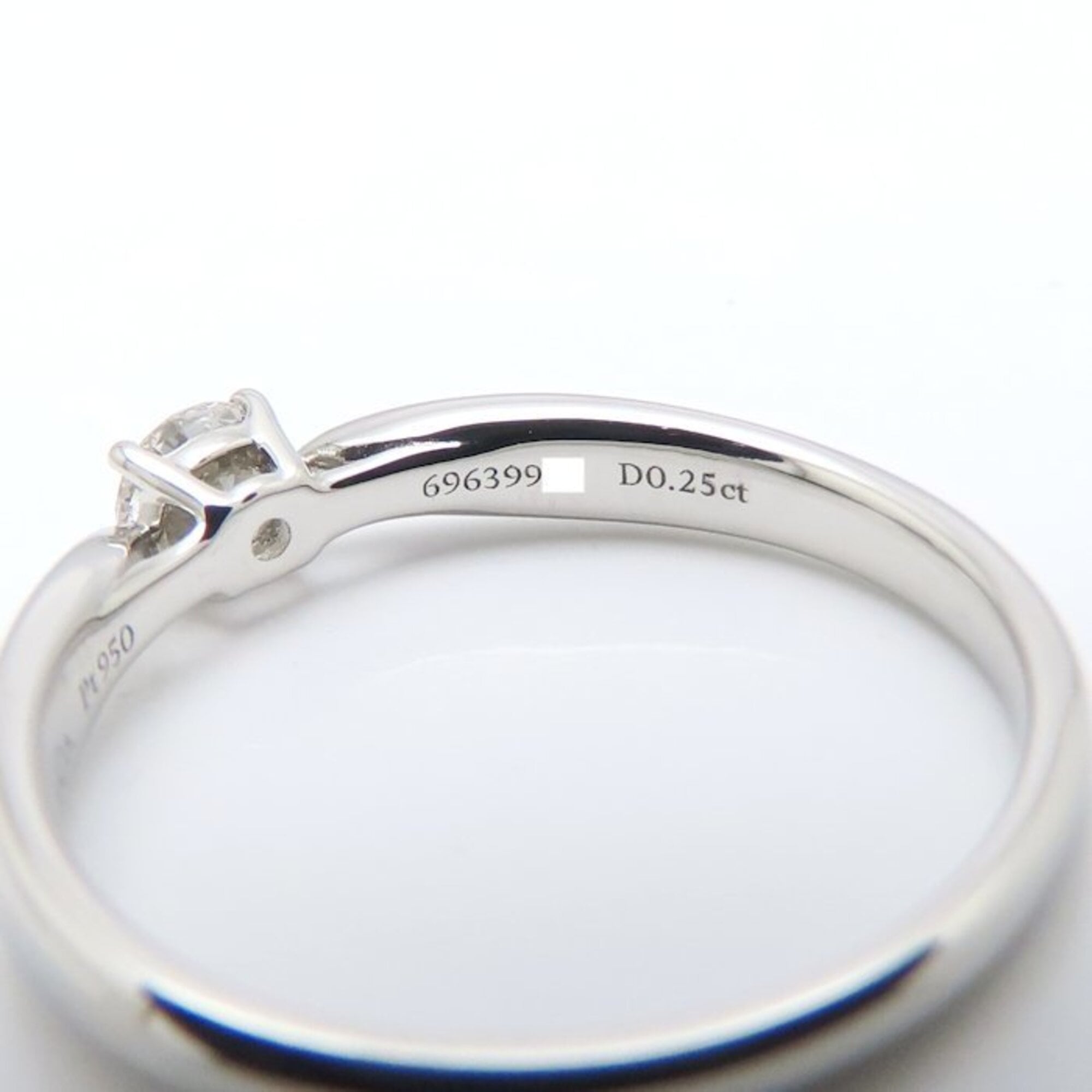 Tiffany Platinum 950 Band Ring (Pre-Owned)