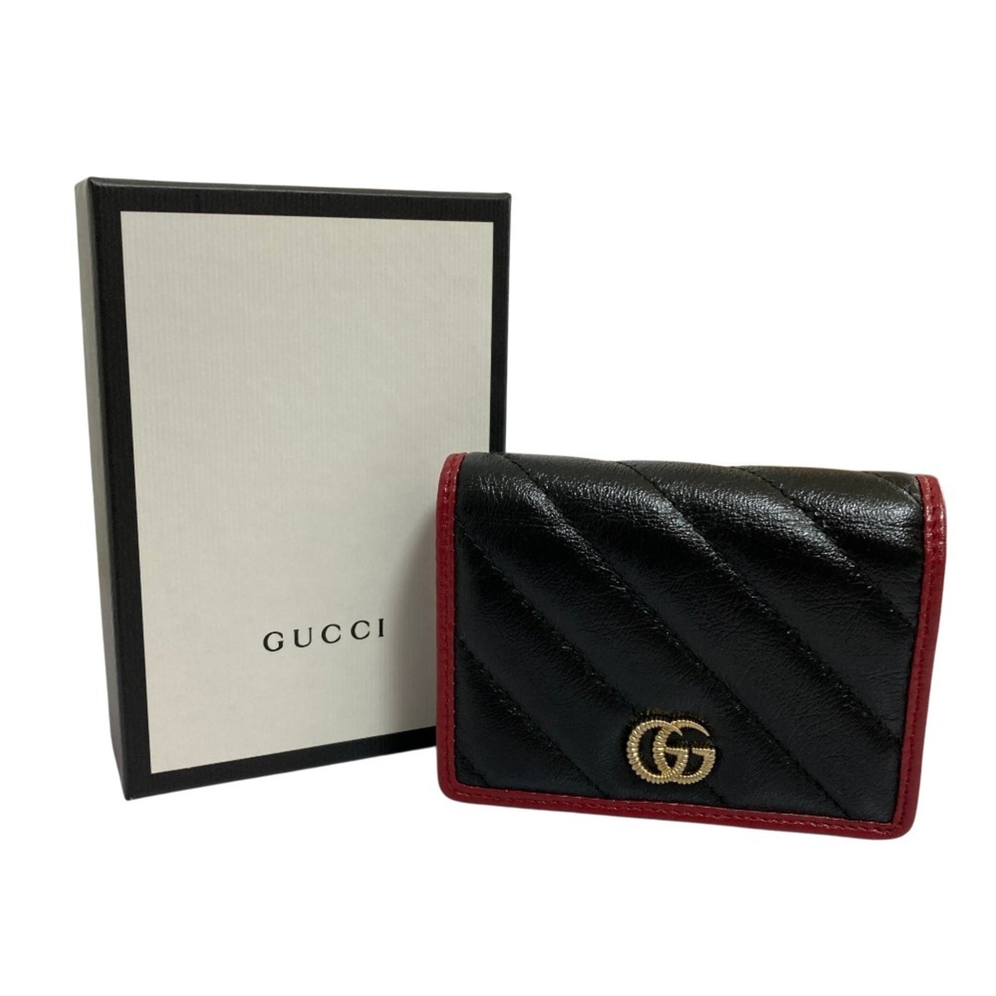 Gucci Black Leather Wallet (Bi-Fold) (Pre-Owned)