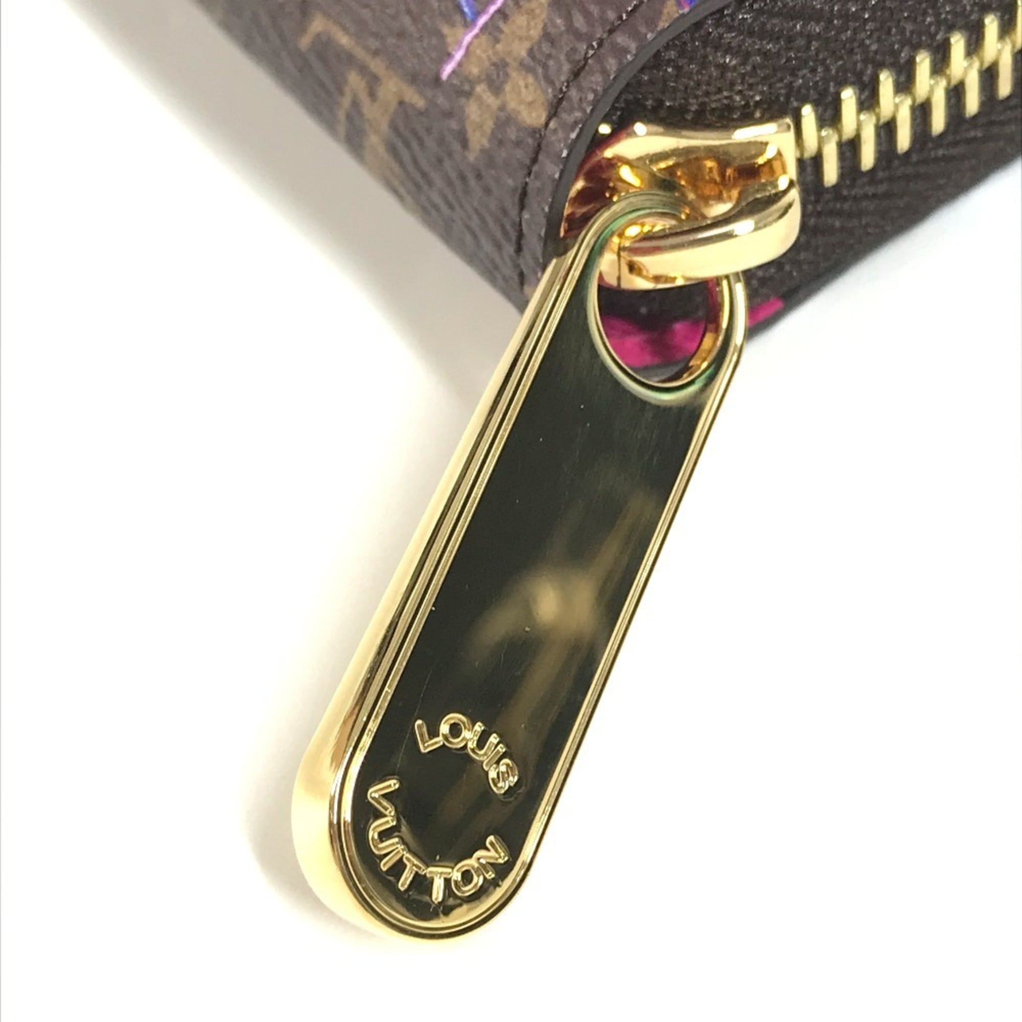 Louis Vuitton Brown Monogram Multi-Color Monogram Long Wallet (Bi-Fold) (Pre-Owned)