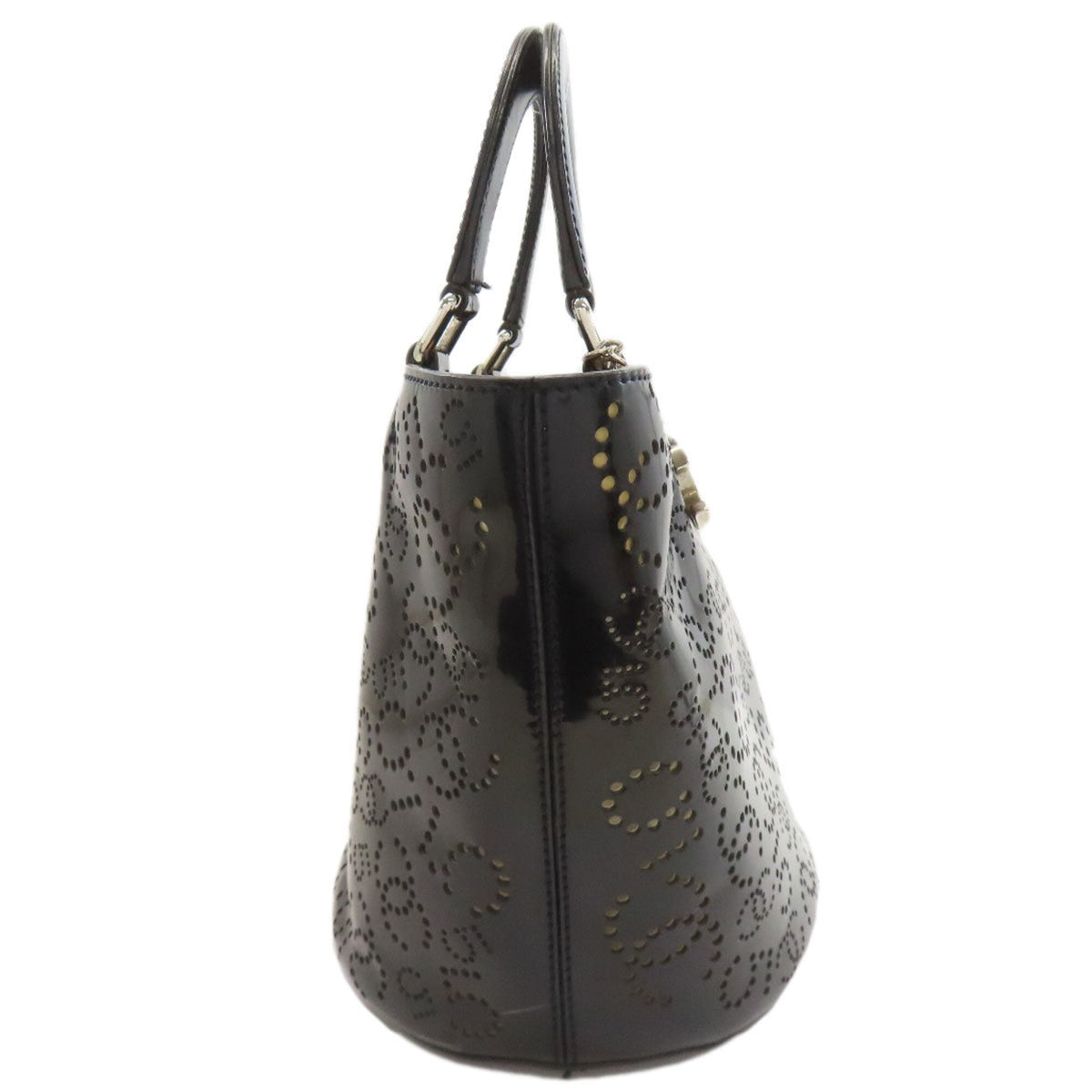 Chanel Black Leather Handbag (Pre-Owned)