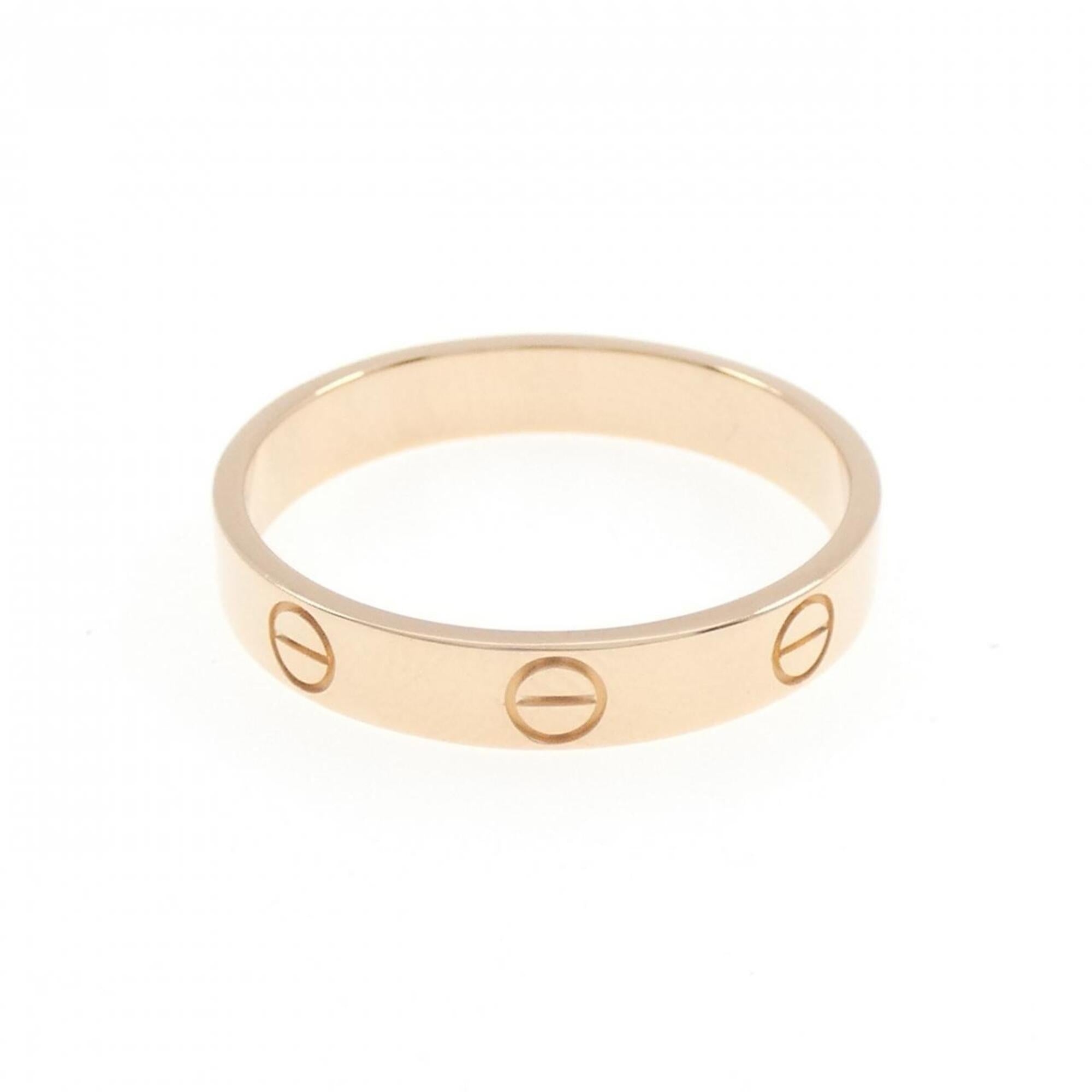 Cartier Love Pink Gold (18K) Band Ring (Pre-Owned)
