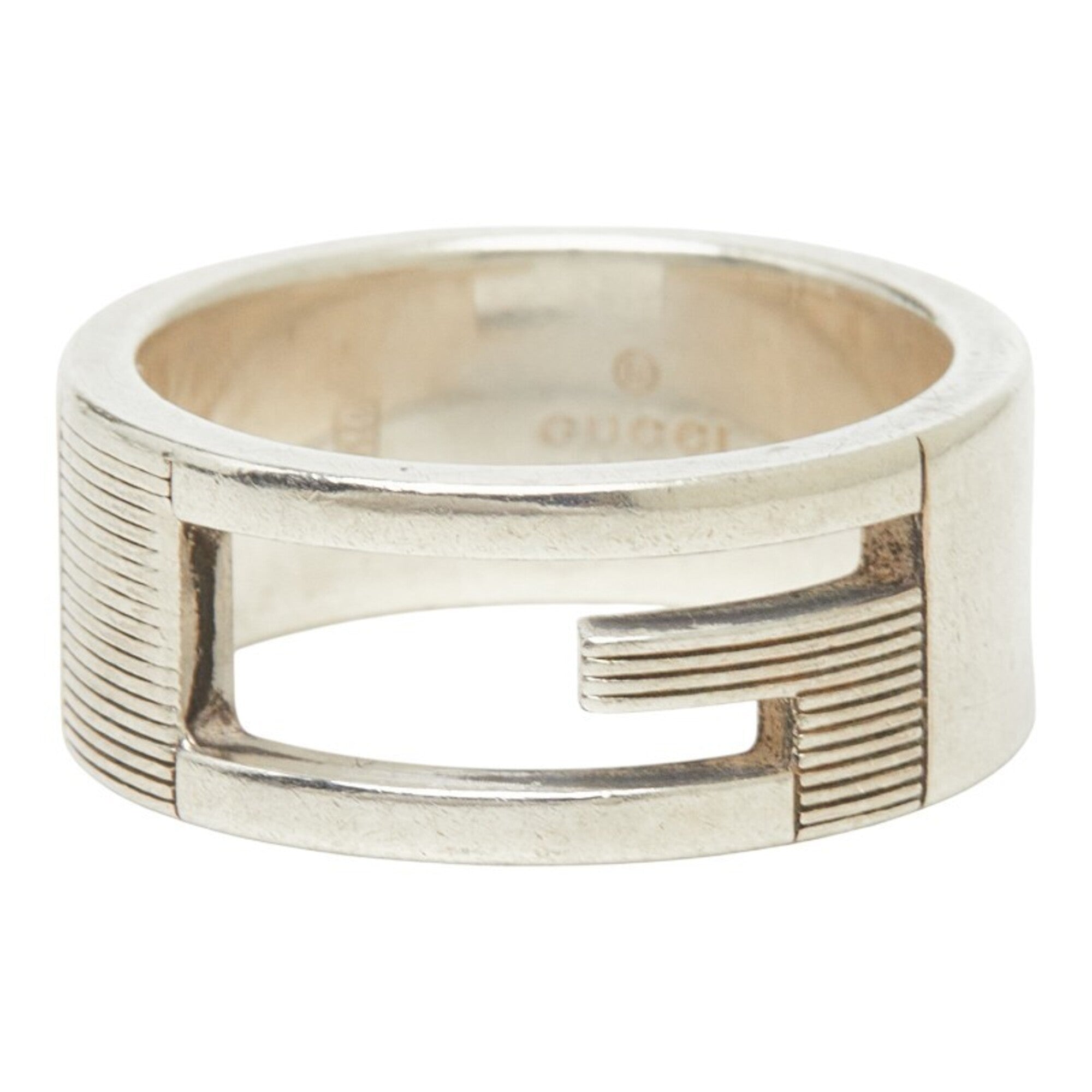 Gucci Silver 925 Band Ring (Pre-Owned)