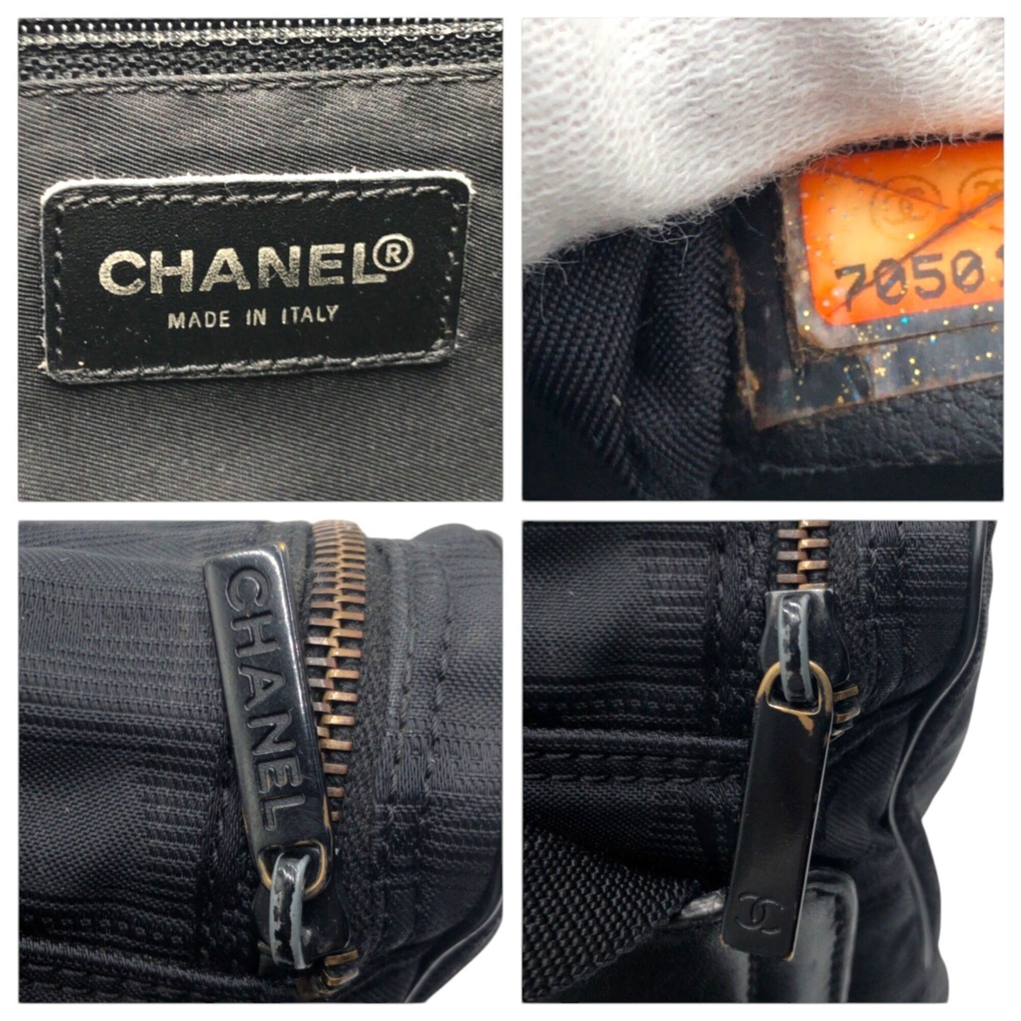 Chanel Black Nylon Backpack (Pre-Owned)
