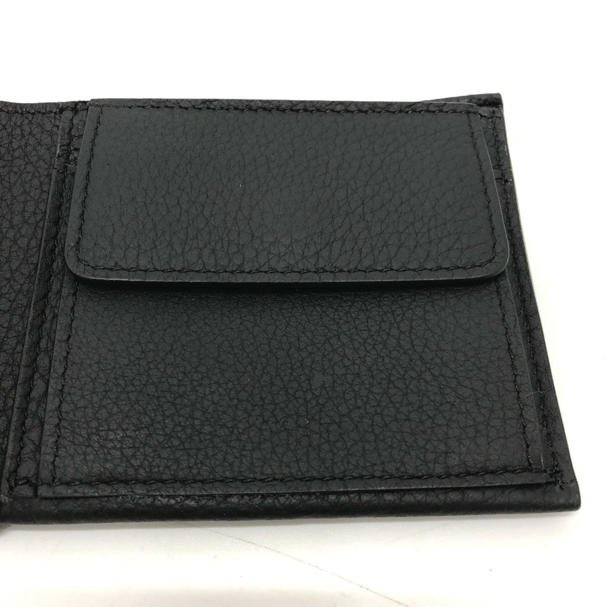 Burberry Black Leather Wallet (Bi-Fold) (Pre-Owned)