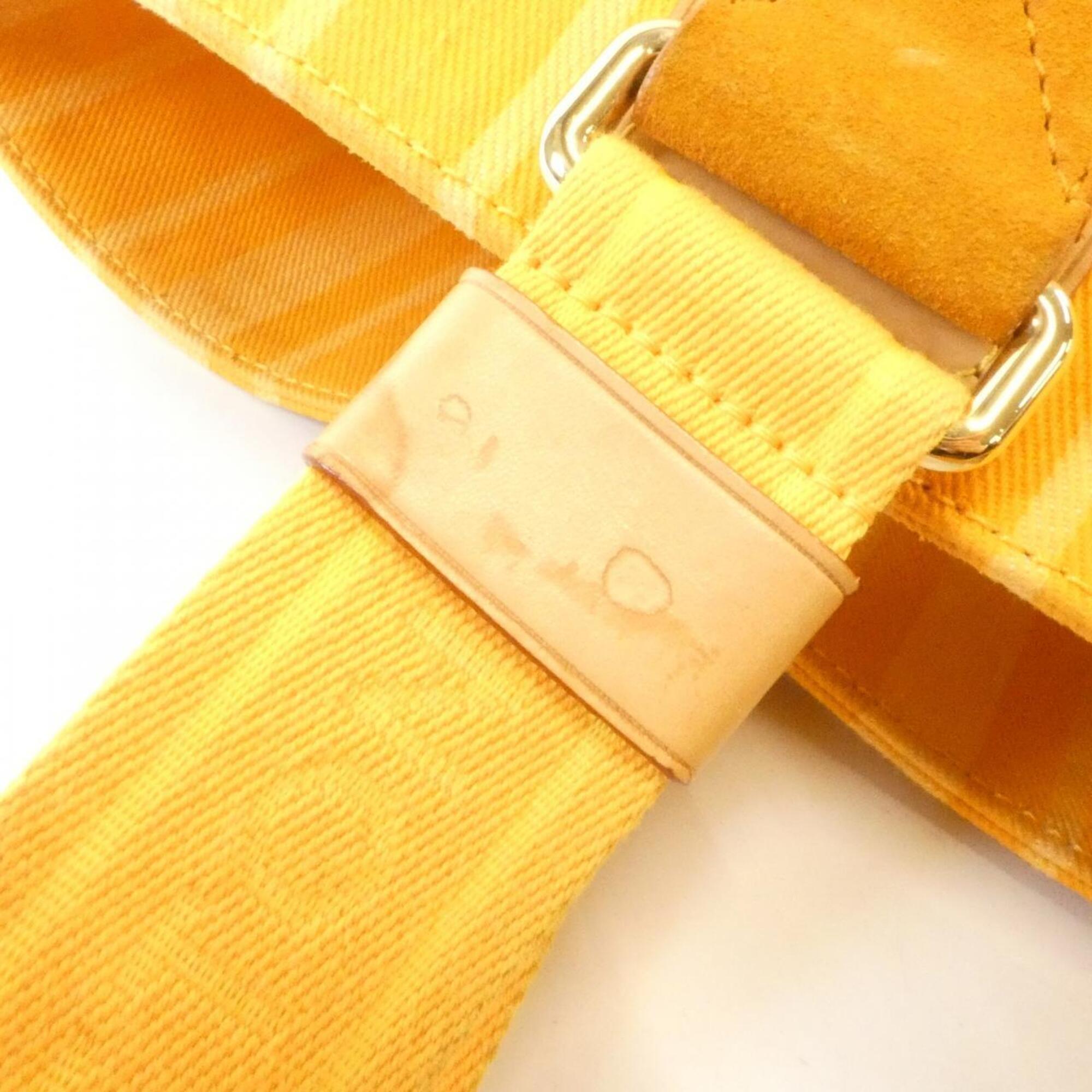 Louis Vuitton Jaune Passion Canvas Handbag (Pre-Owned)