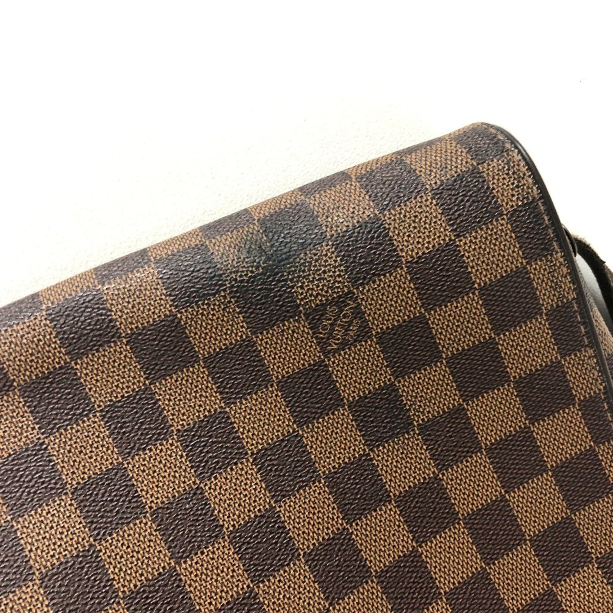 Louis Vuitton Damier Ebene Damier Canvas Messenger Bag Shoulder Bag (Pre-Owned)