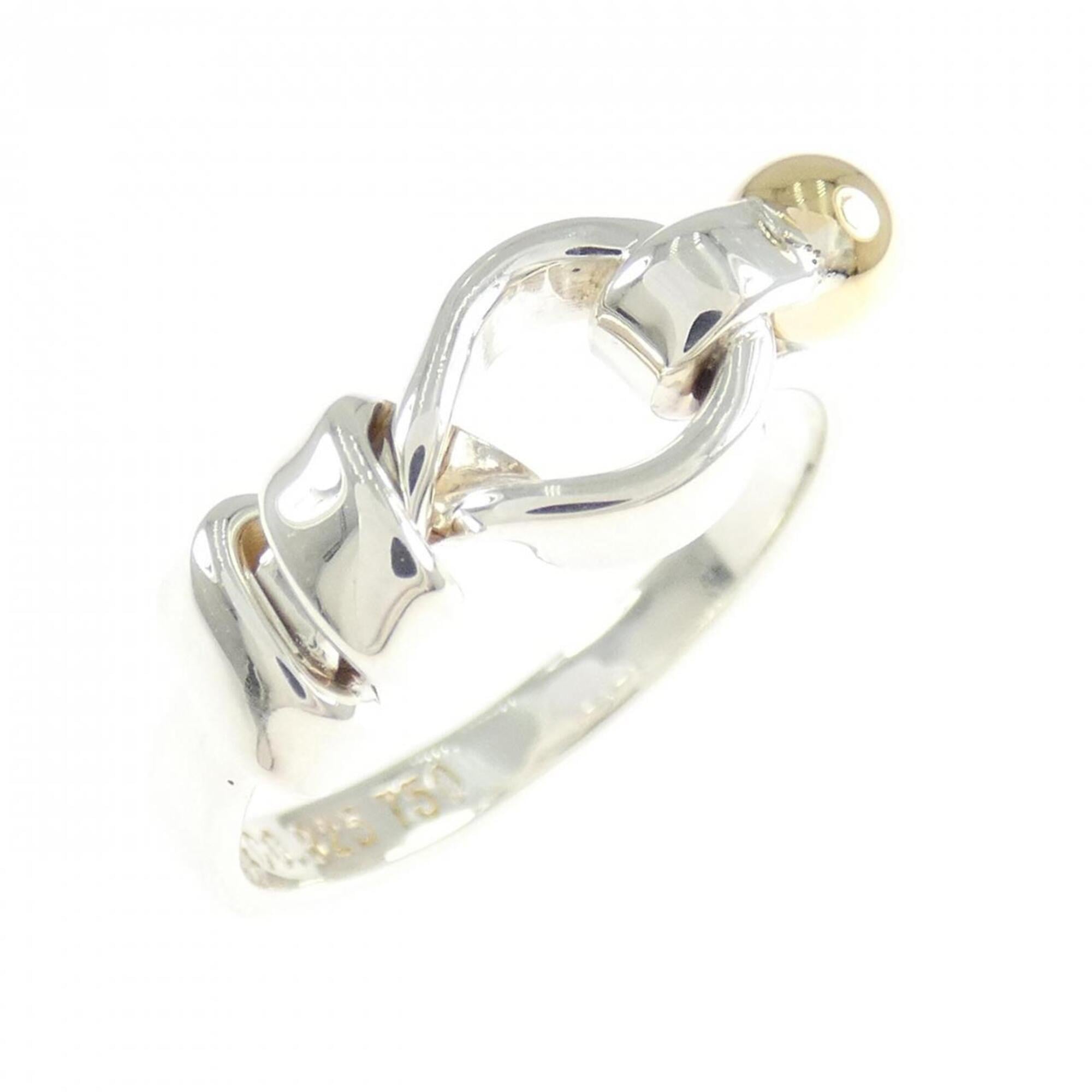 Tiffany Yellow Gold (18K) Silver 925 Band Ring (Pre-Owned)