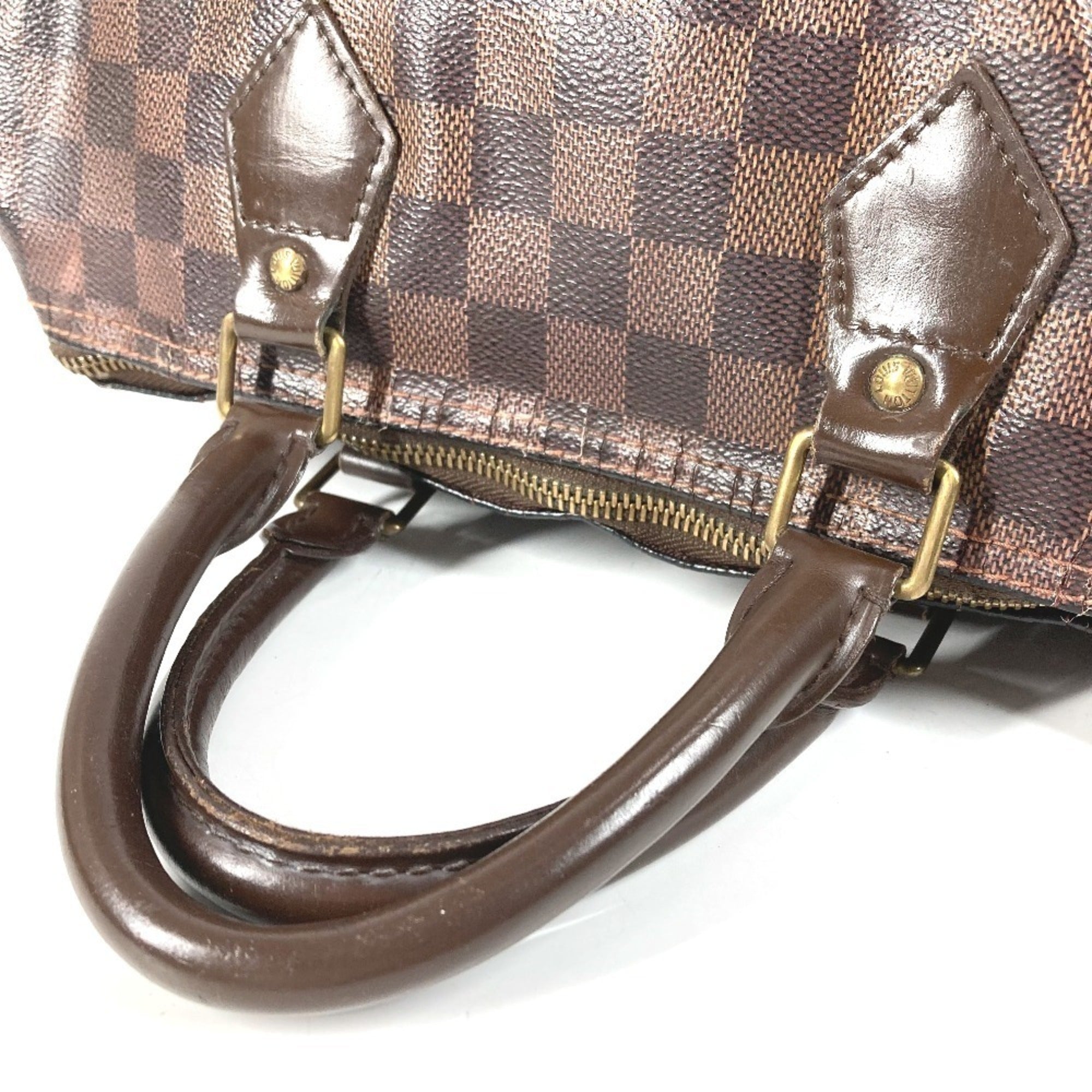 Louis Vuitton Brown Damier Canvas Boston Bag Handbag (Pre-Owned)