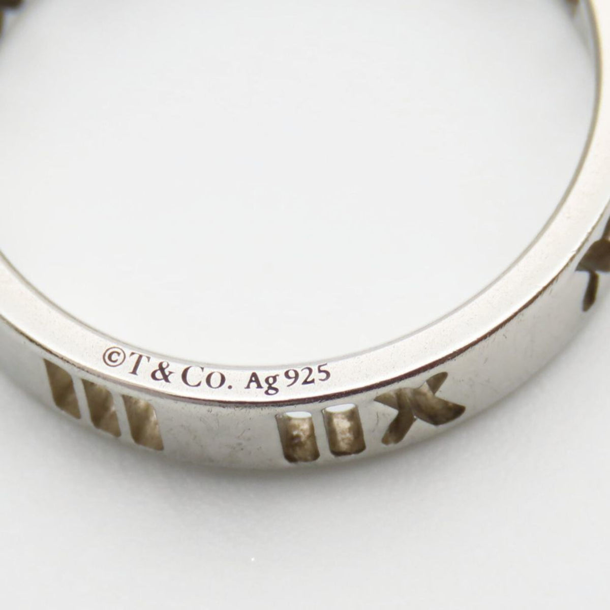 Tiffany Silver 925 Band Ring (Pre-Owned)