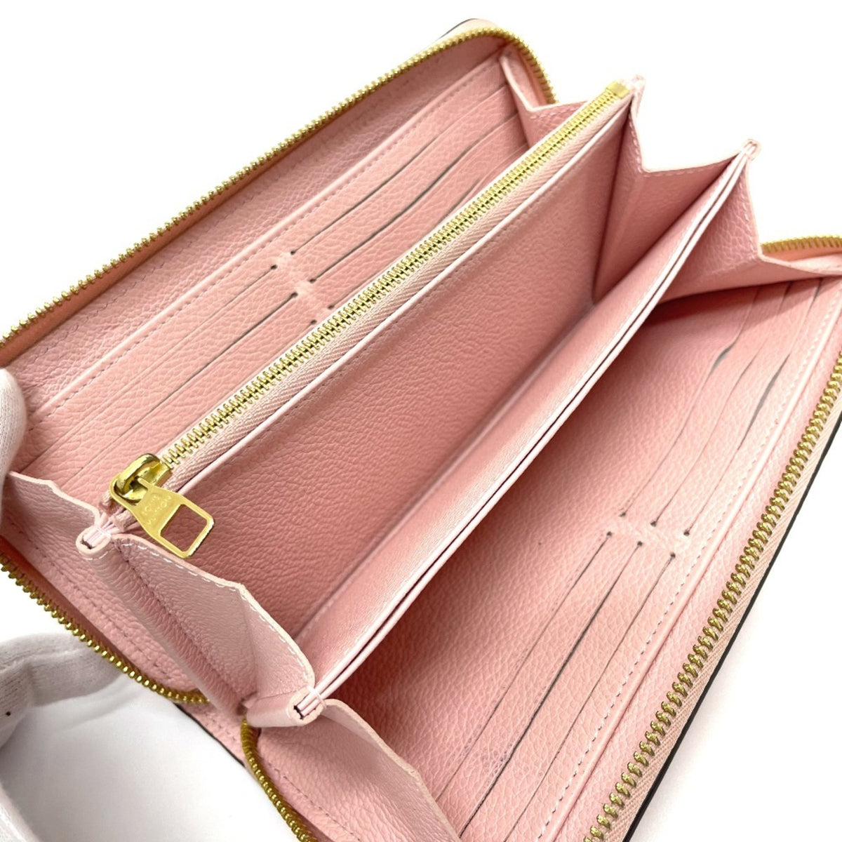 Louis Vuitton Monogram Empreinte Pink Monogram Empreinte Long Wallet (Bi-Fold) (Pre-Owned)
