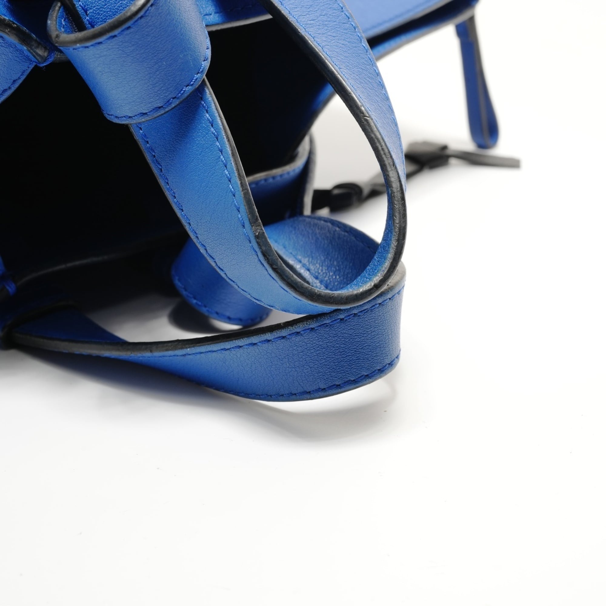 Loewe Hammock Blue Leather Handbag (Pre-Owned)