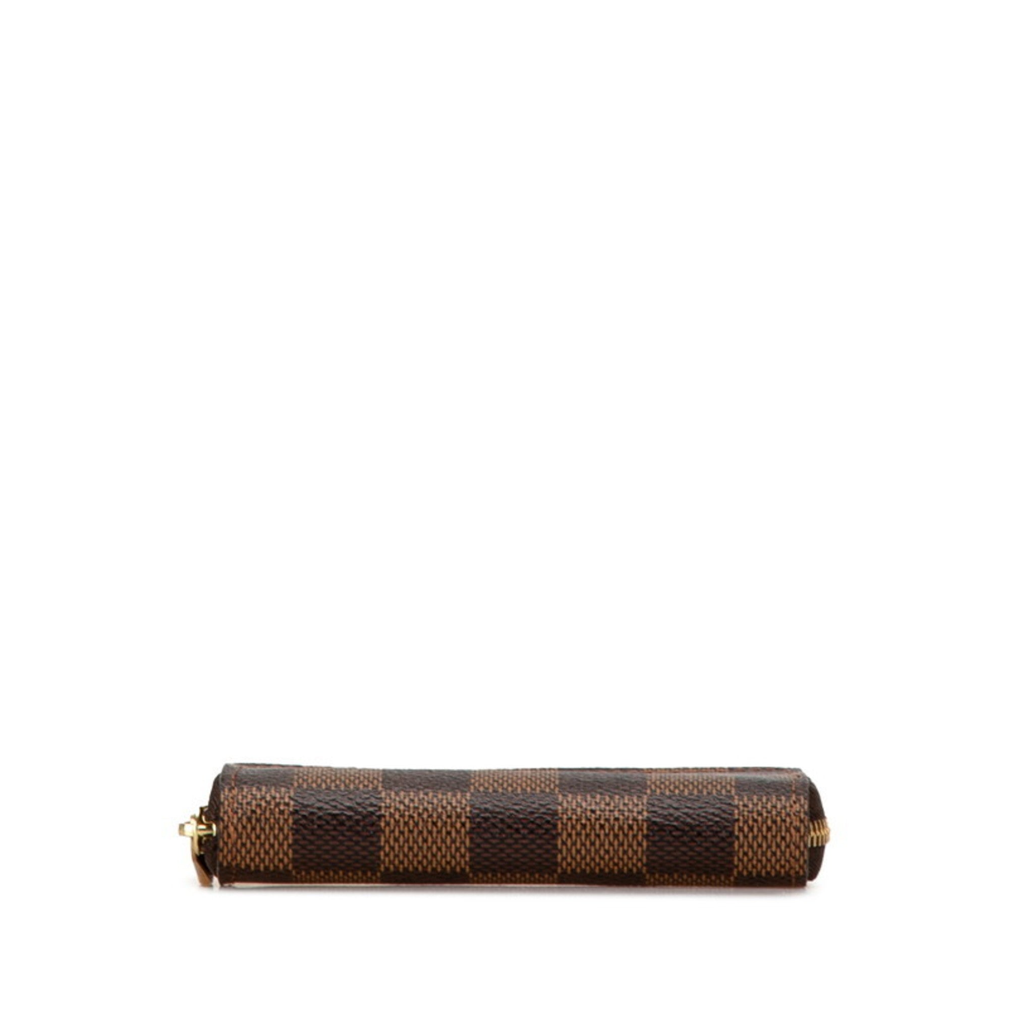 Louis Vuitton Brown Damier Canvas Pvc Leather Coin Purse/Coin Case (Pre-Owned)