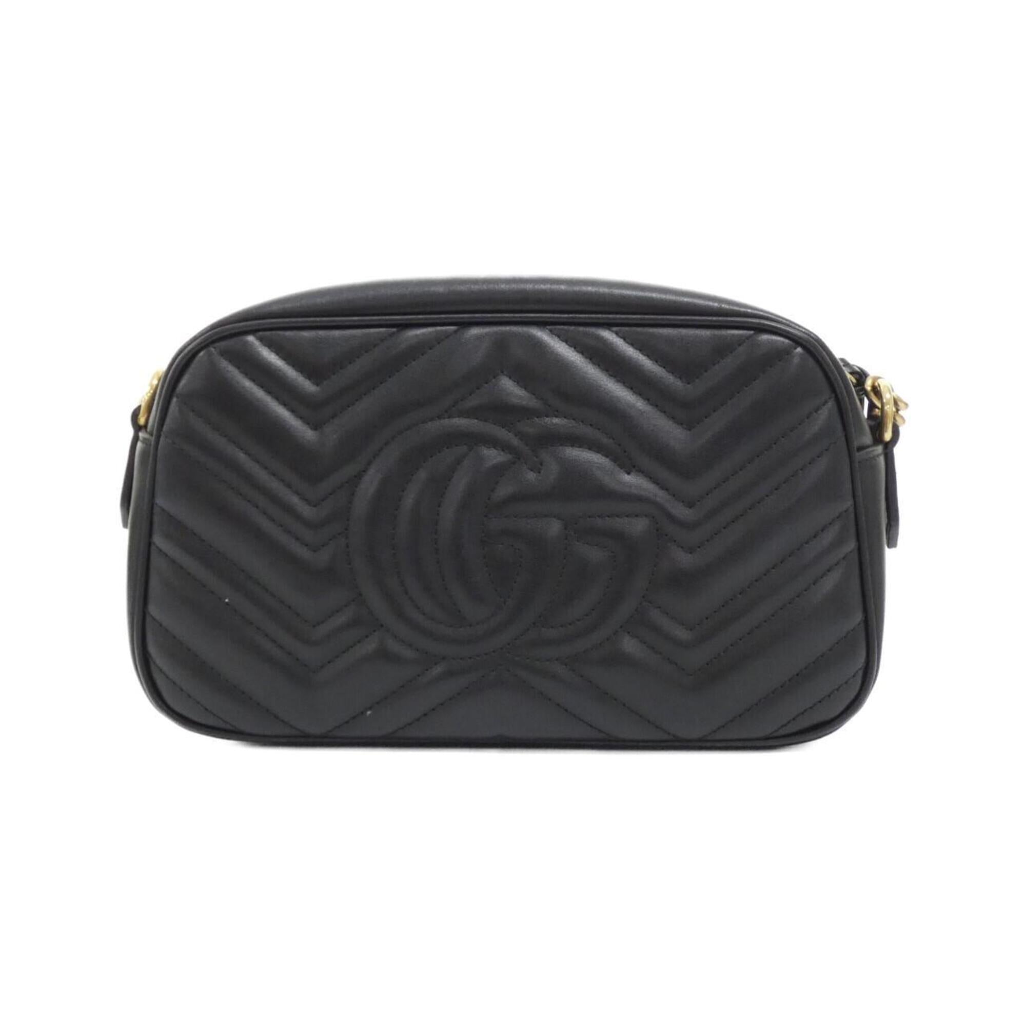 Gucci Black Leather Shoulder Bag (Pre-Owned)