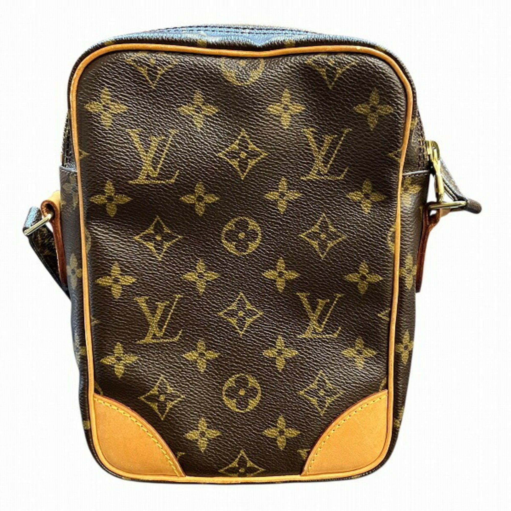 Louis Vuitton Brown Monogram Handbag Shoulder Bag (Pre-Owned)