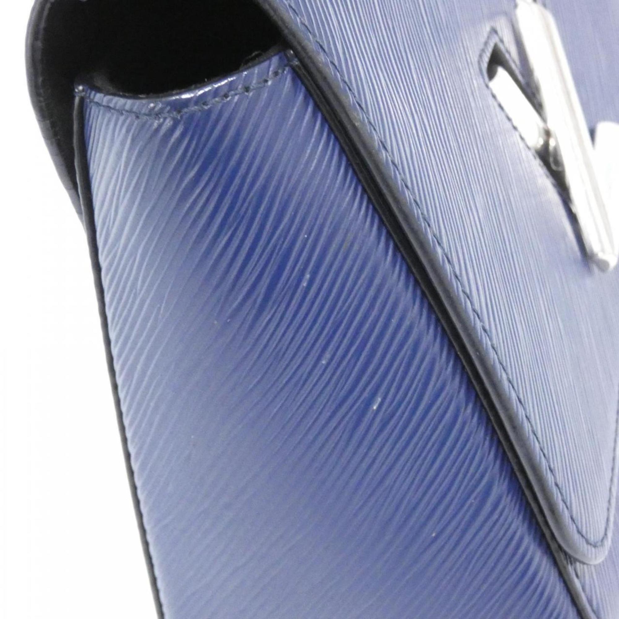 Louis Vuitton Indigo Leather Shoulder Bag (Pre-Owned)
