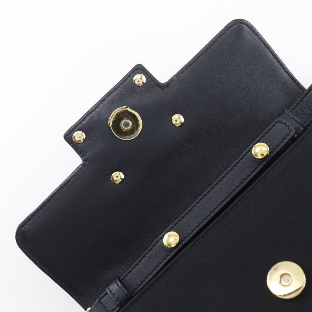 Gucci Black Cotton Rhinestone Shoulder Bag (Pre-Owned)