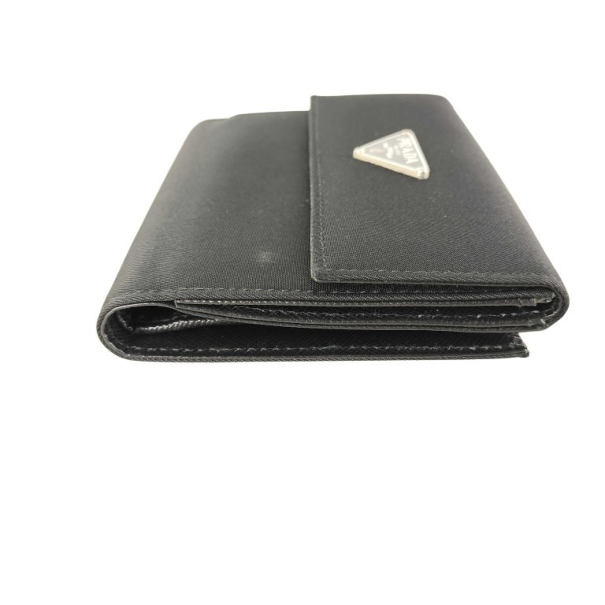 Prada Black Nylon Wallet (Bi-Fold) (Pre-Owned)