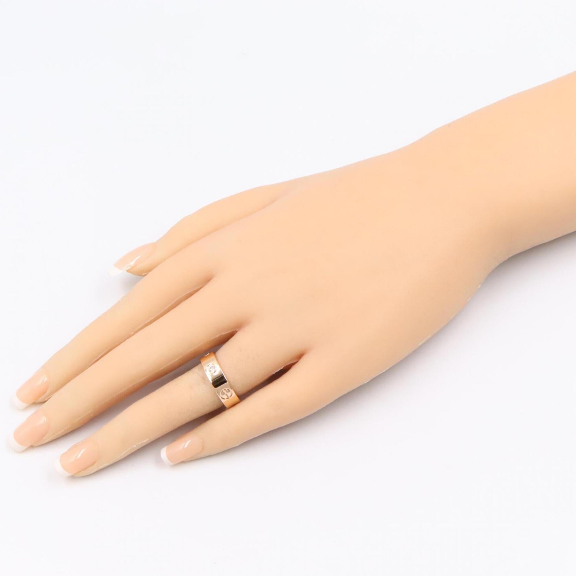 Cartier Gold Clear Pink Gold (18K) Band Ring (Pre-Owned)
