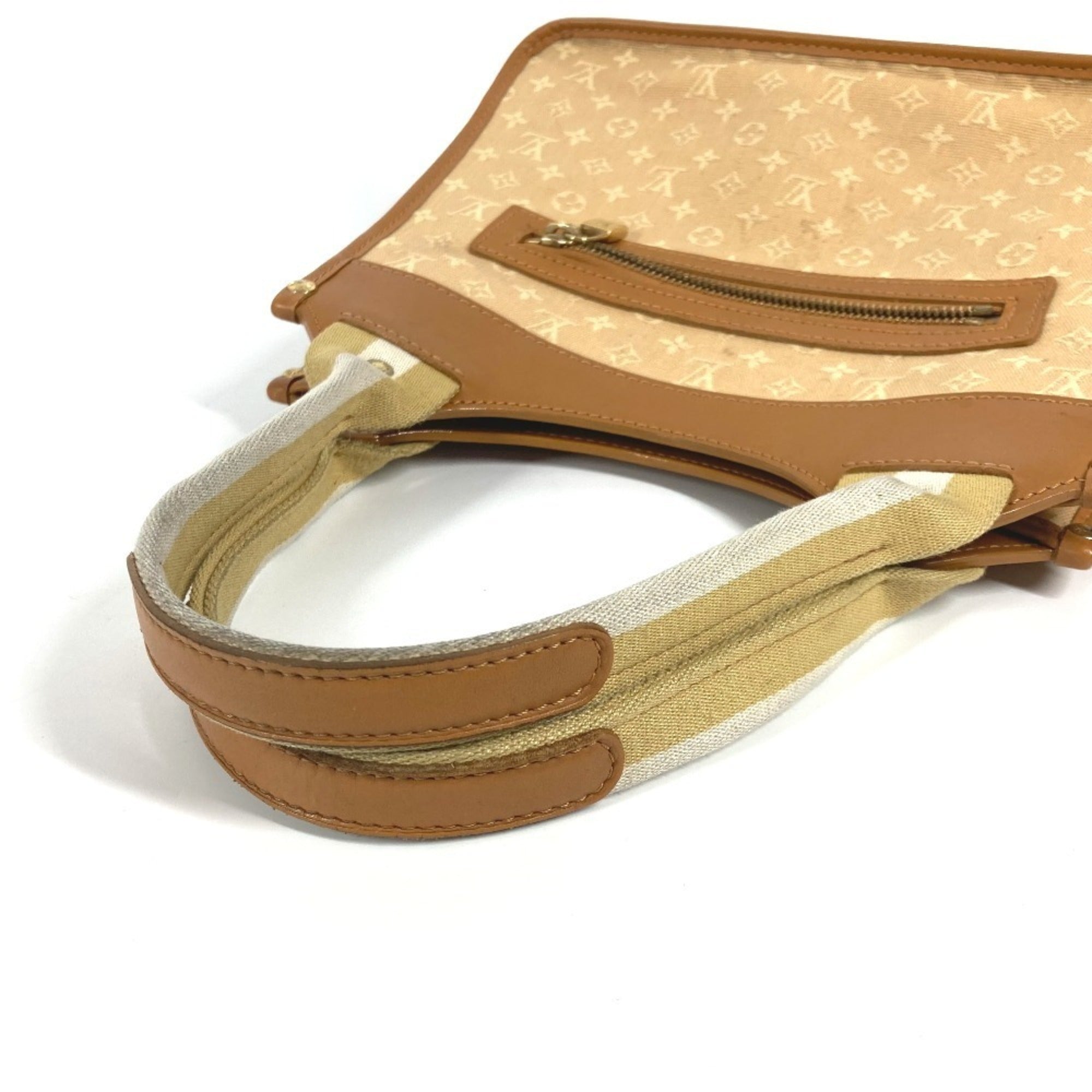 Louis Vuitton Beige Monogram Mini Handbag Shoulder Bag (Pre-Owned)