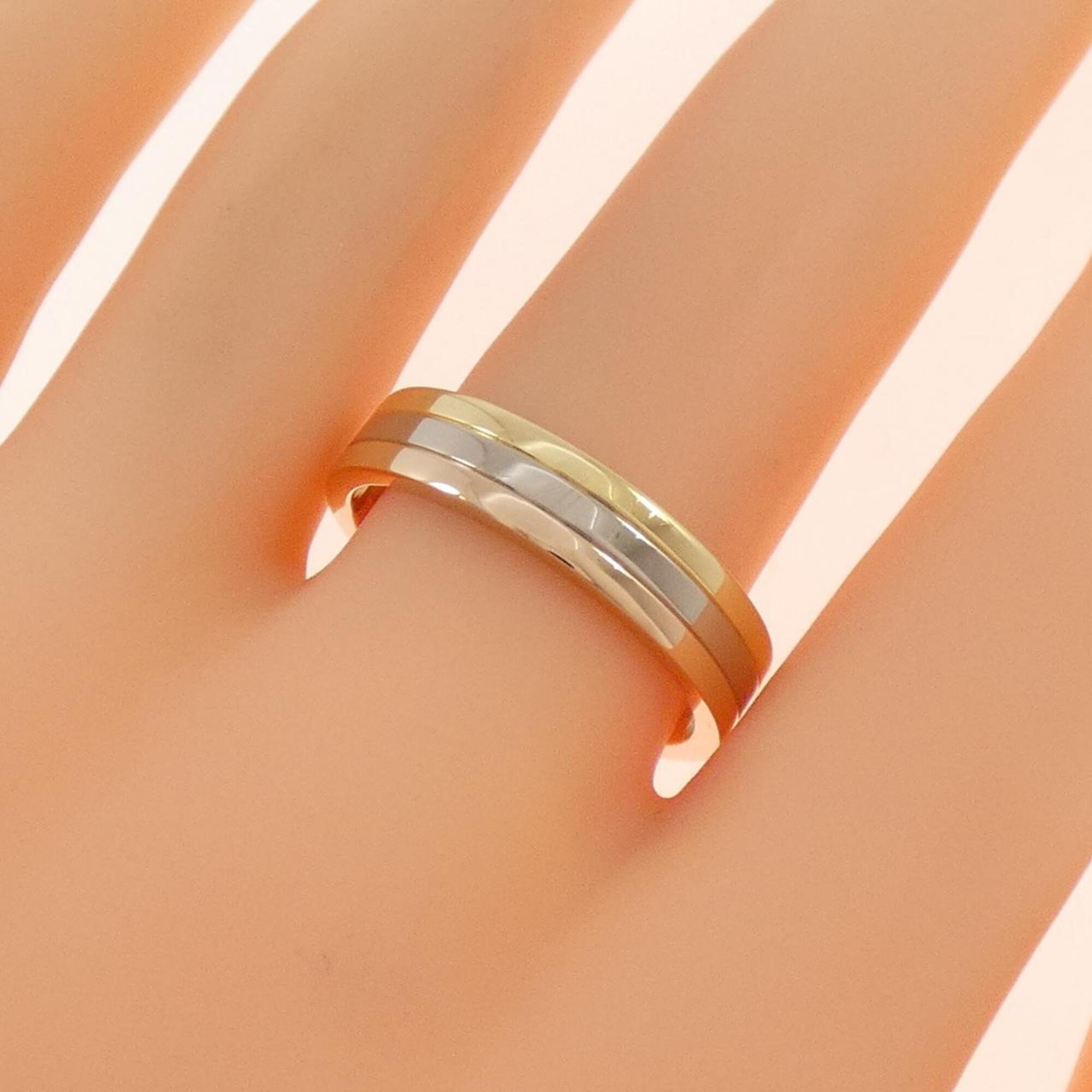 Cartier Pink Gold White Gold Yellow Gold Yellow Gold (18K) Pink Gold (18K) White Gold (18K) Band Ring (Pre-Owned)