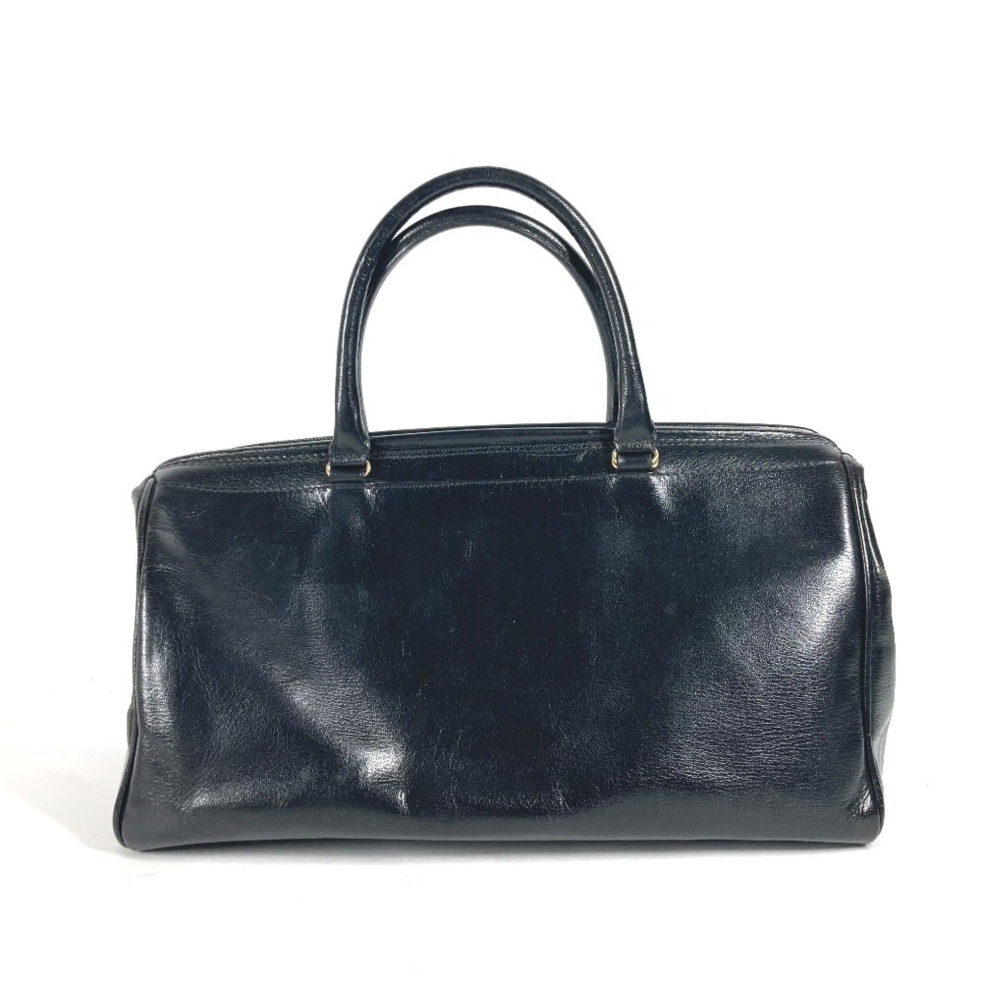 Fendi Black Leather Handbag Shoulder Bag (Pre-Owned)