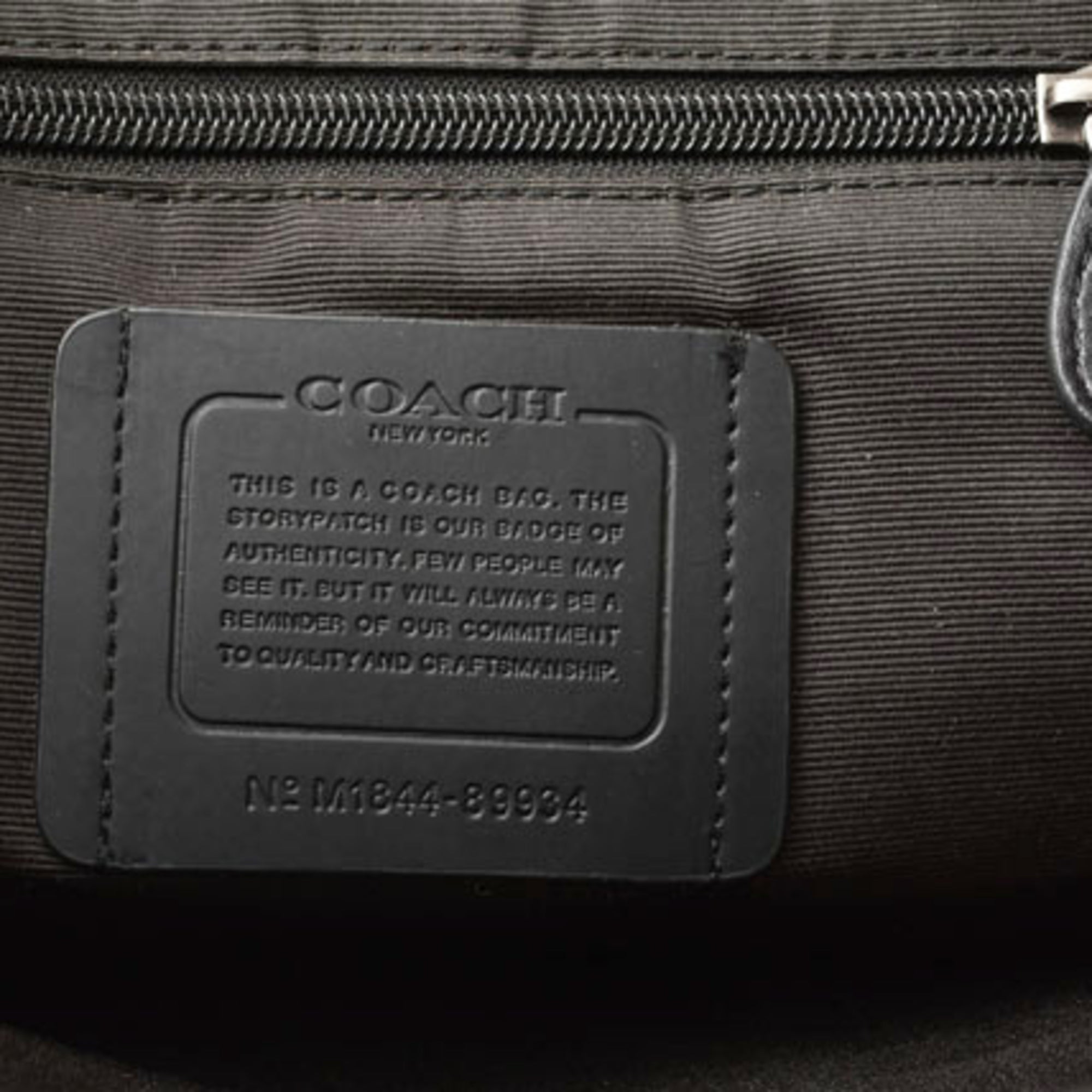 Coach Black Leather Shoulder Bag Sling Bag (Pre-Owned)