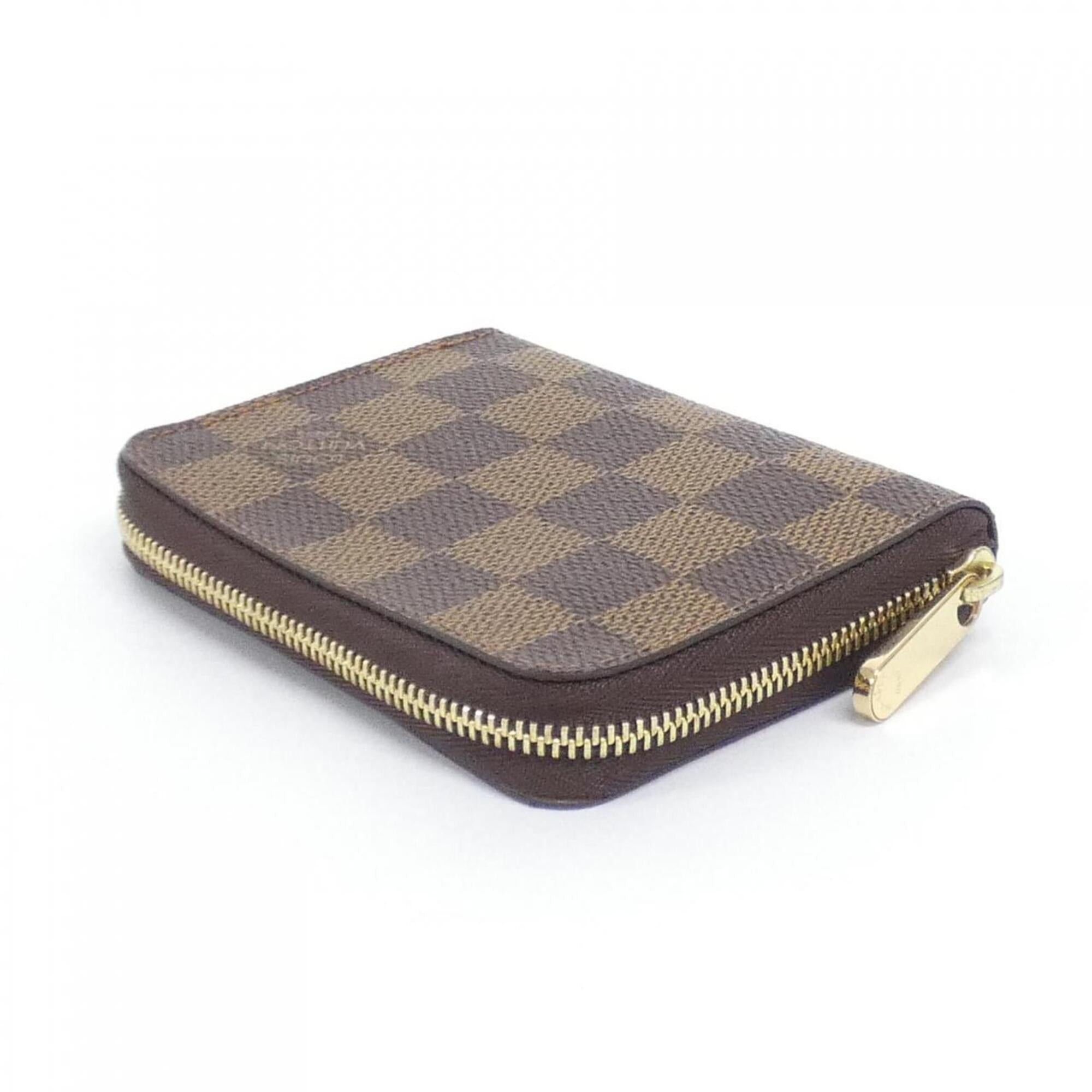 Louis Vuitton Damier Ebene Coated Canvas Coin Purse/Coin Case (Pre-Owned)
