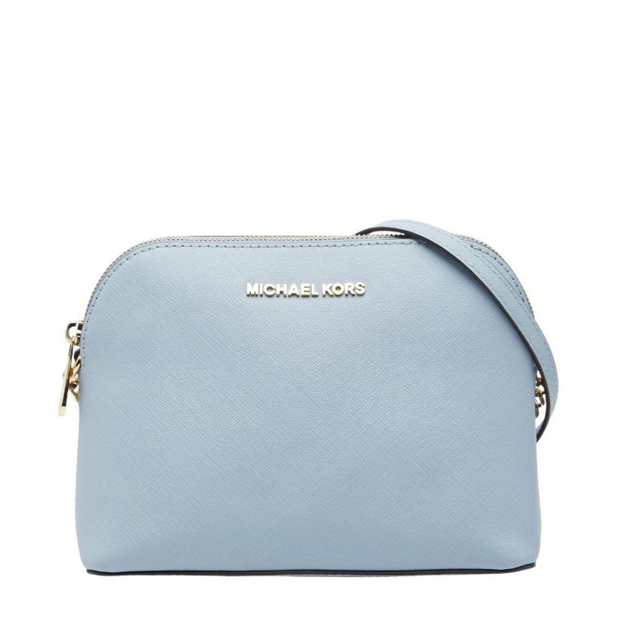 Michael Kors Light Blue Leather Shoulder Bag (Pre-Owned)