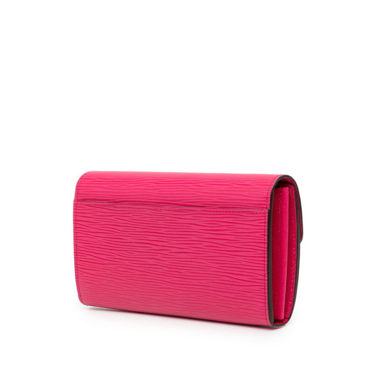 Louis Vuitton Hot Pink Leather Long Wallet (Bi-Fold) (Pre-Owned)