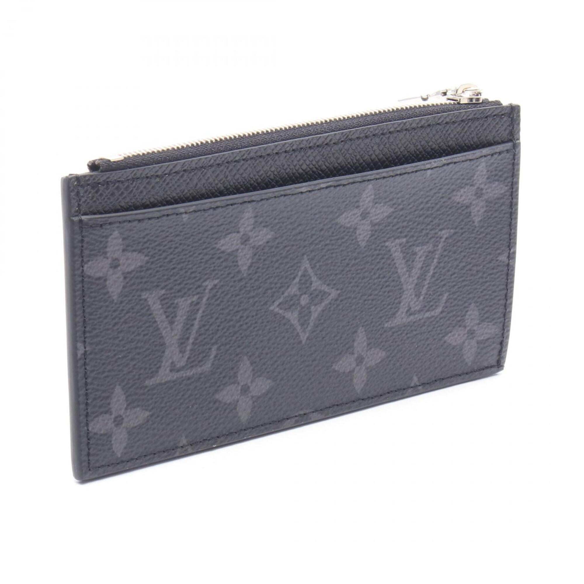 Louis Vuitton Black Monogram Eclipse Coated Canvas Leather Coin Purse/Coin Case (Pre-Owned)