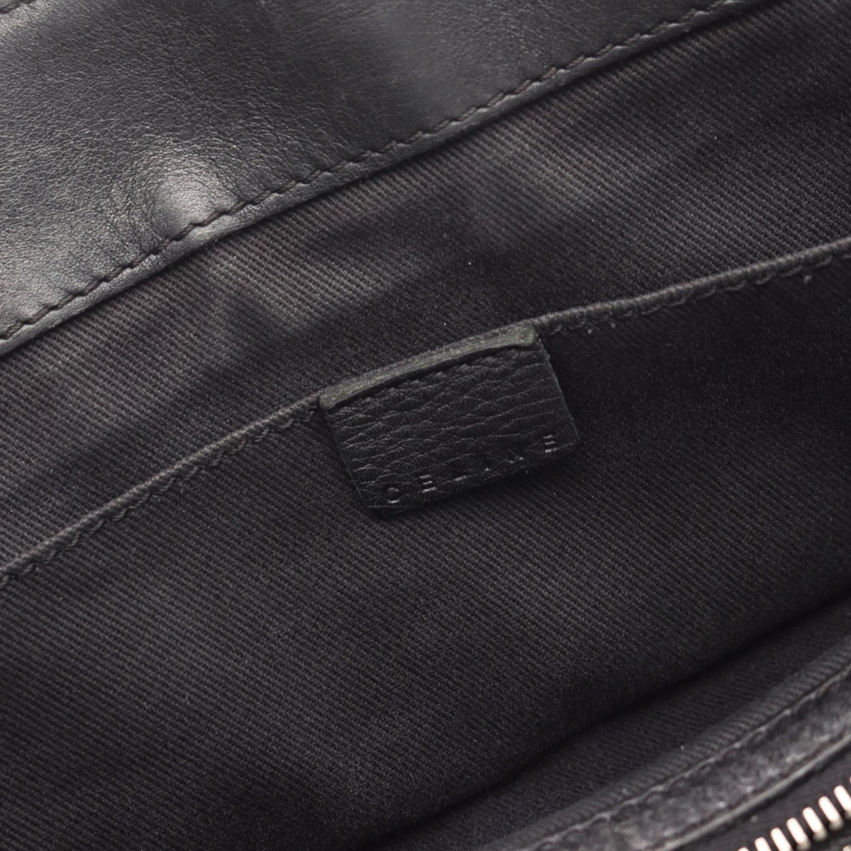Celine Black Leather Handbag (Pre-Owned)