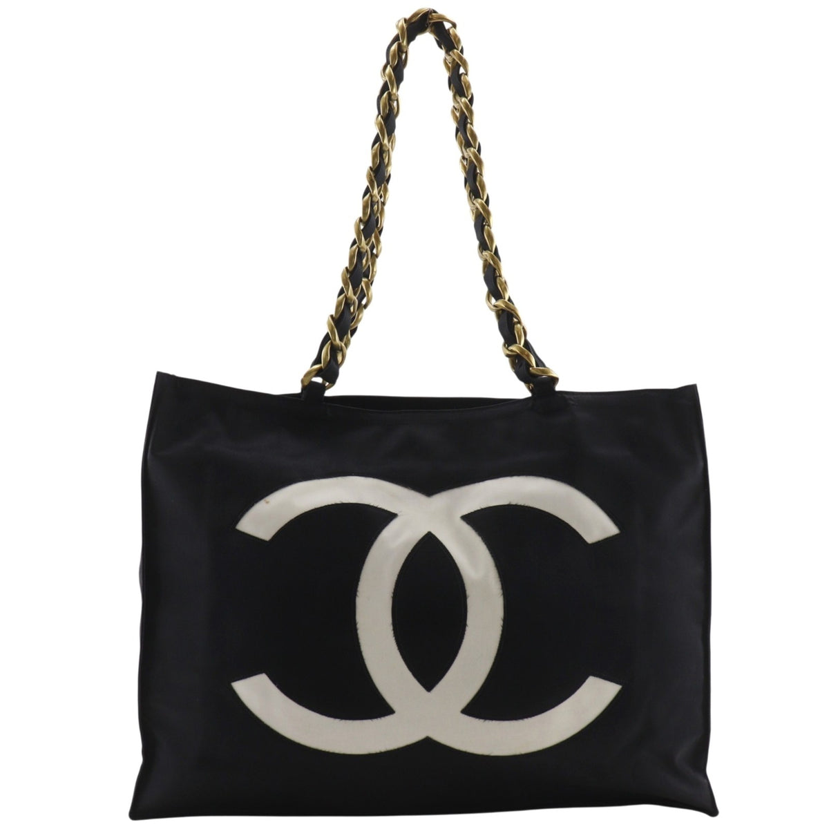 Chanel Black Nylon Tote Bag (Pre-Owned)