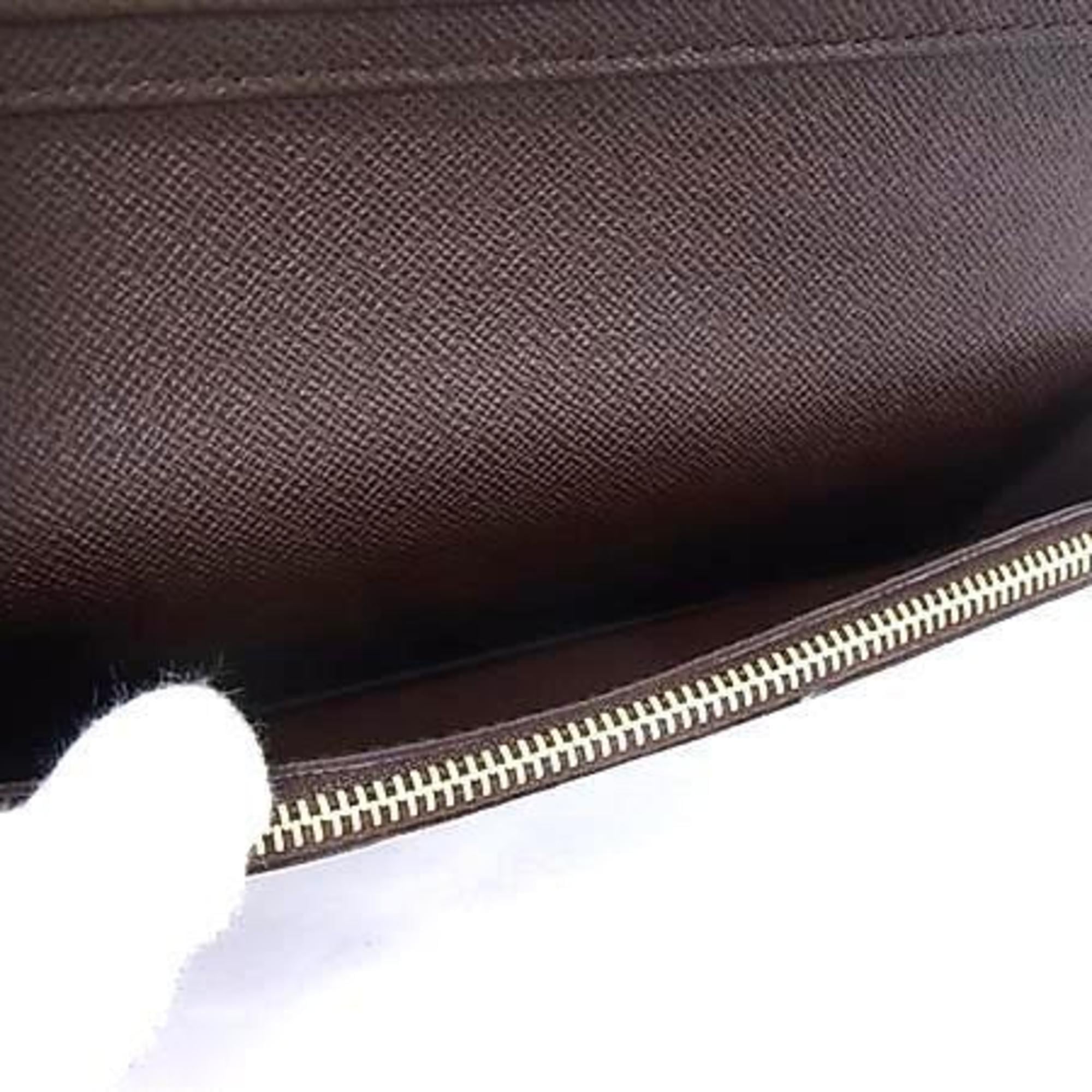 Louis Vuitton Damier Brown Damier Canvas Ebene Long Wallet (Bi-Fold) (Pre-Owned)