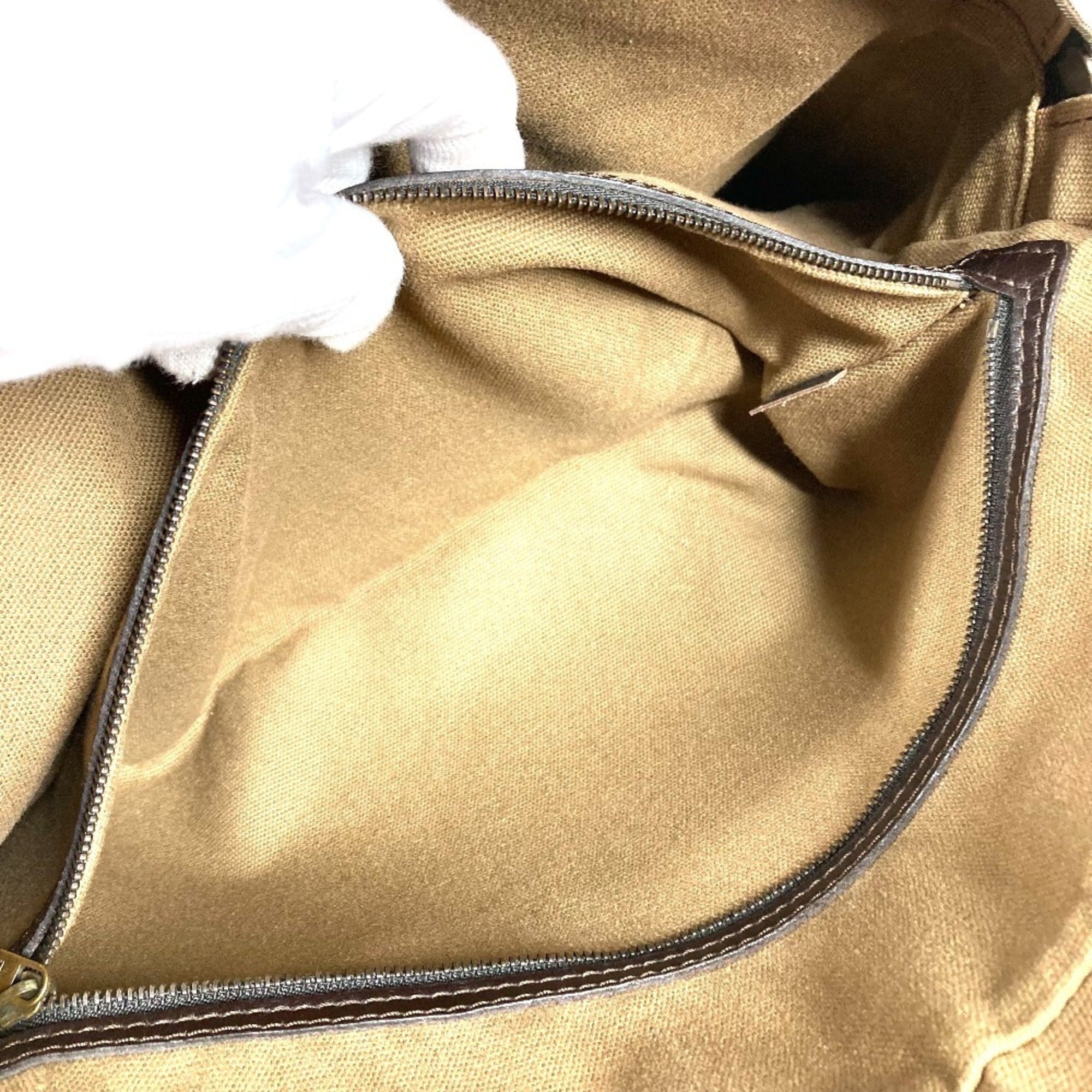 Louis Vuitton Brown Galle Utah Leather Leather Briefcase Handbag Tote Bag (Pre-Owned)
