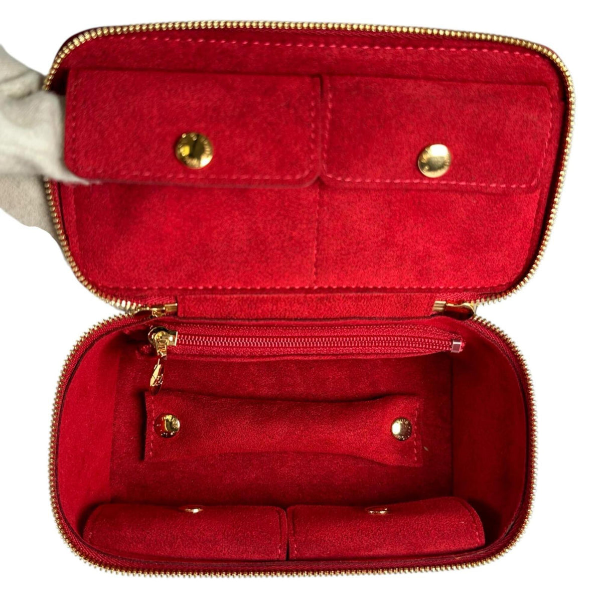 Louis Vuitton Pomme D'amour Red Color Monogram Vernis Handbag (Pre-Owned)