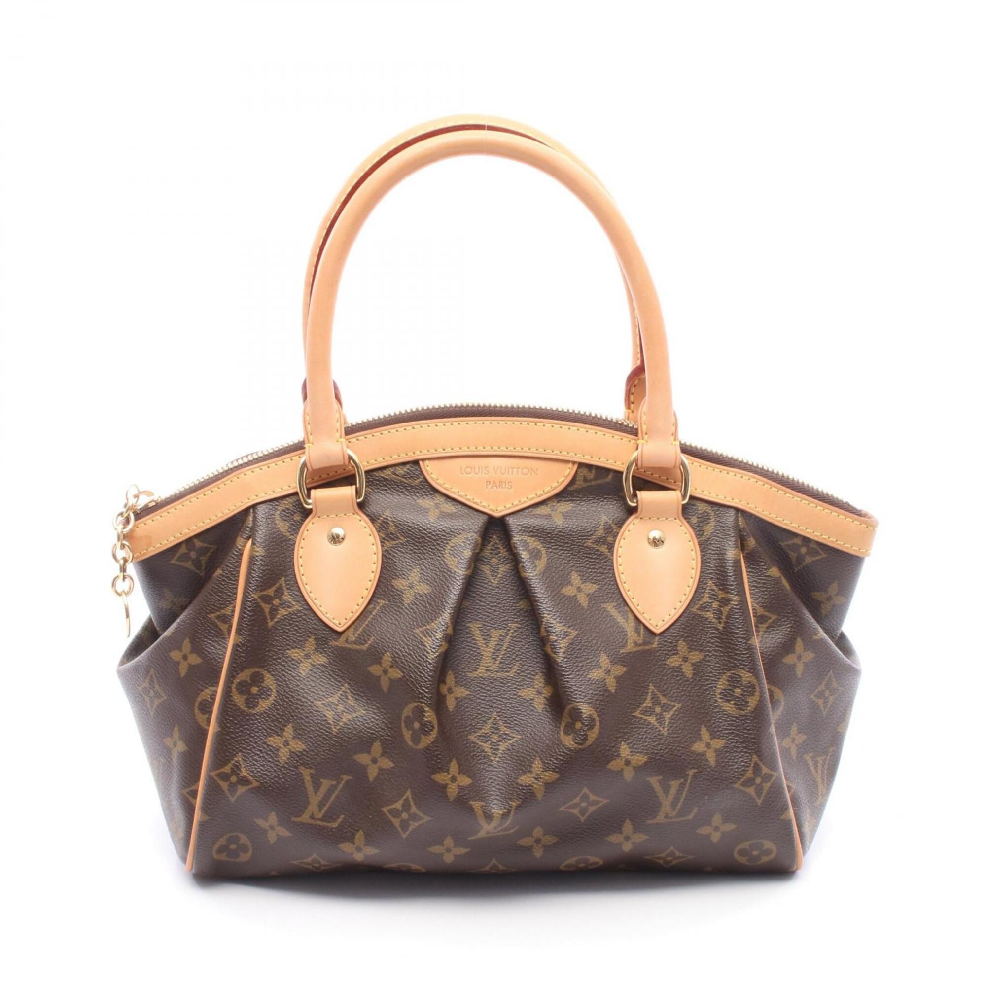 Louis Vuitton Brown Coated Canvas Leather Handbag (Pre-Owned)