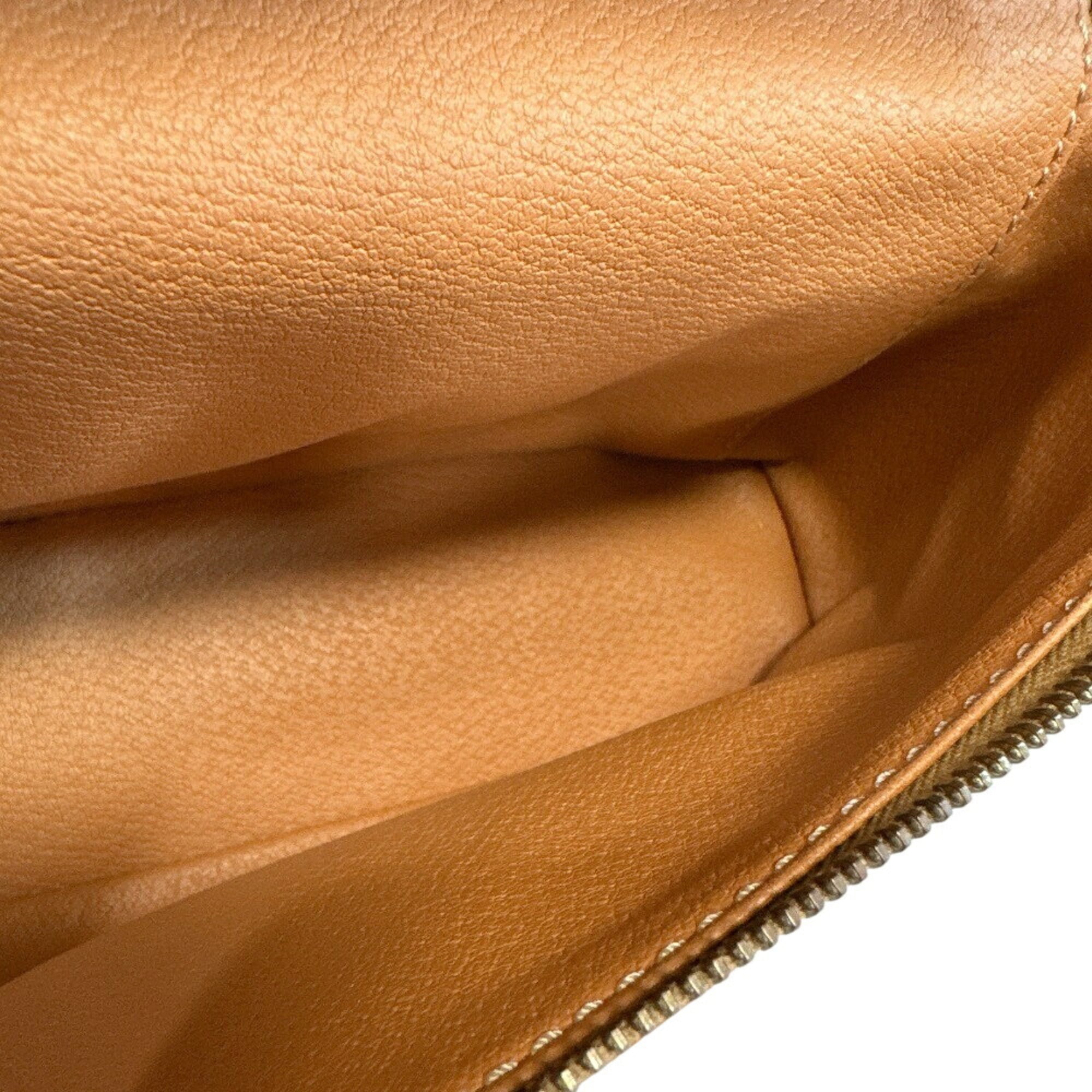 Celine Macadam Brown Pvc Leather Handbag (Pre-Owned)