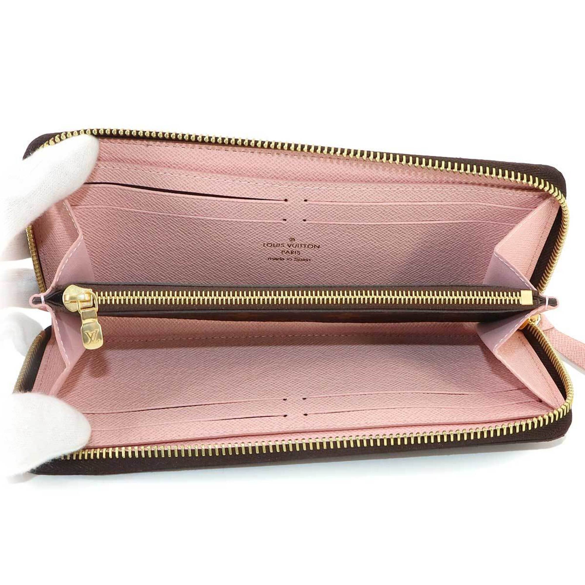 Louis Vuitton Monogram Rose Ballerine Monogram Canvas Long Wallet (Bi-Fold) (Pre-Owned)