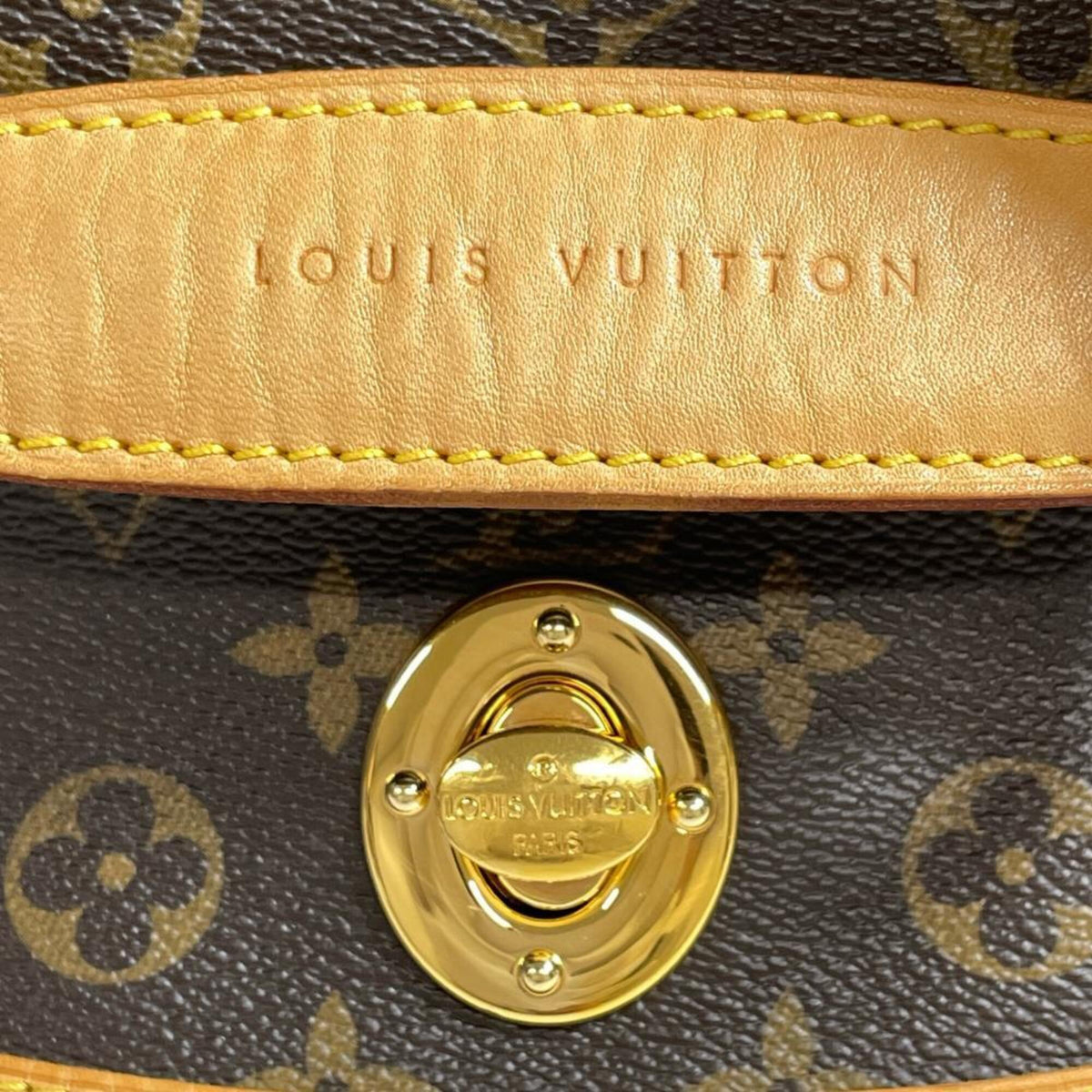Louis Vuitton Brown Monogram Canvas Shoulder Bag (Pre-Owned)