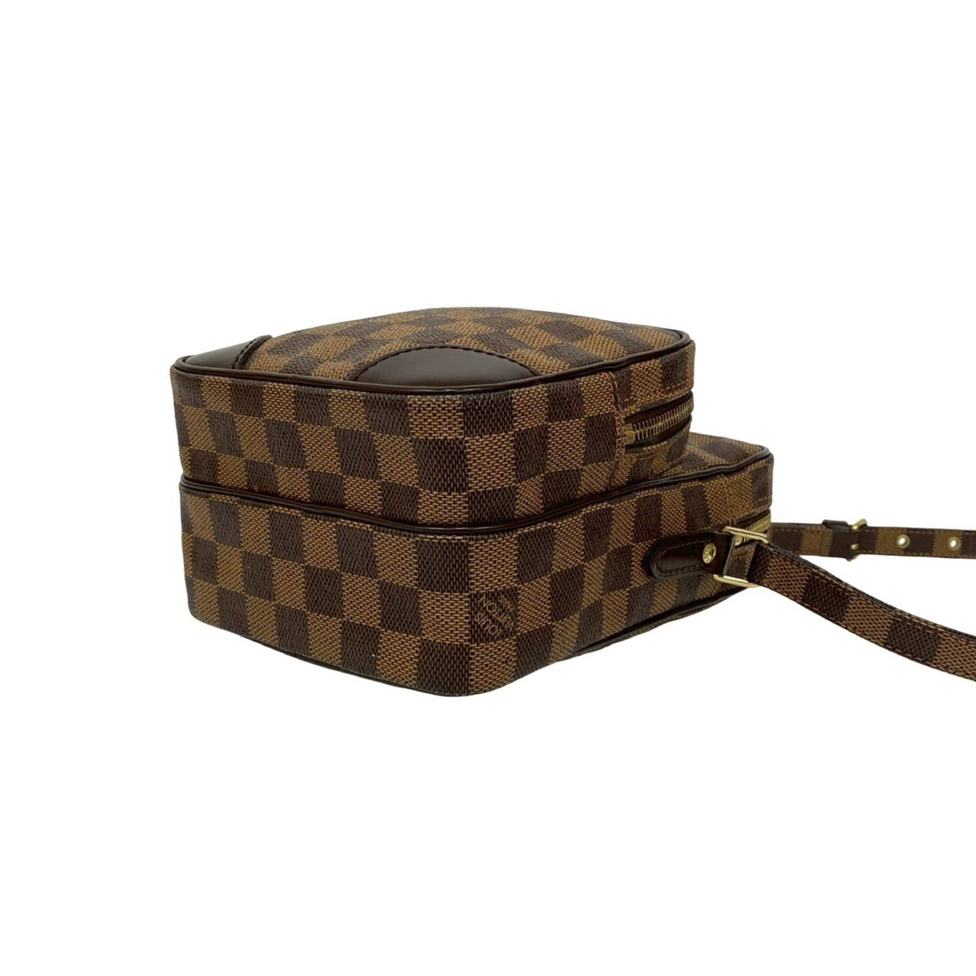 Louis Vuitton Brown Leather Pvc Pochette Shoulder Bag (Pre-Owned)