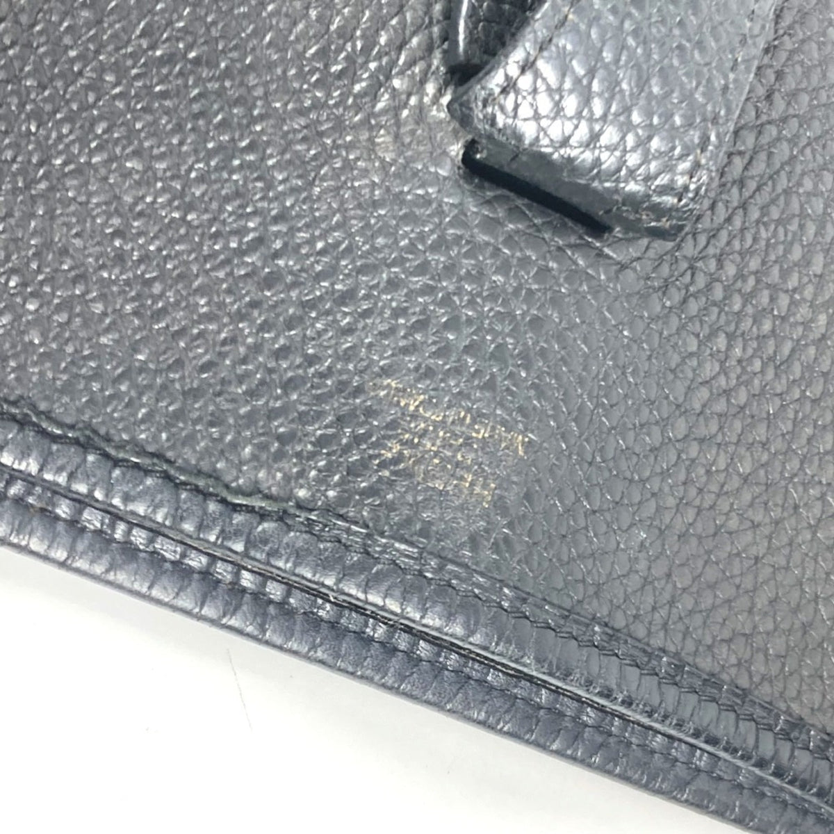 Hermes Black Taurillon Clemence Leather Shoulder Bag (Pre-Owned)