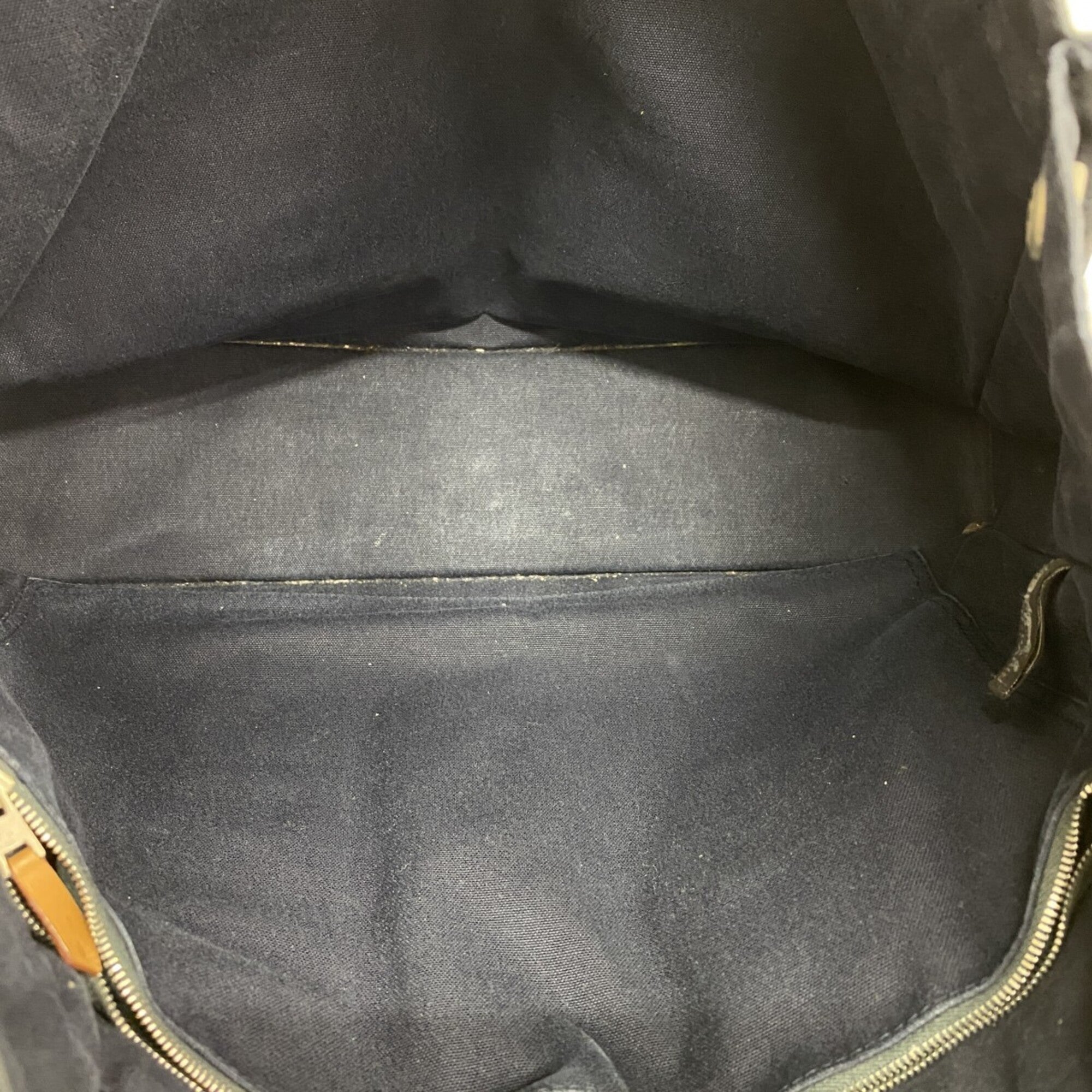 Hermes Navy Canvas Tote Bag (Pre-Owned)