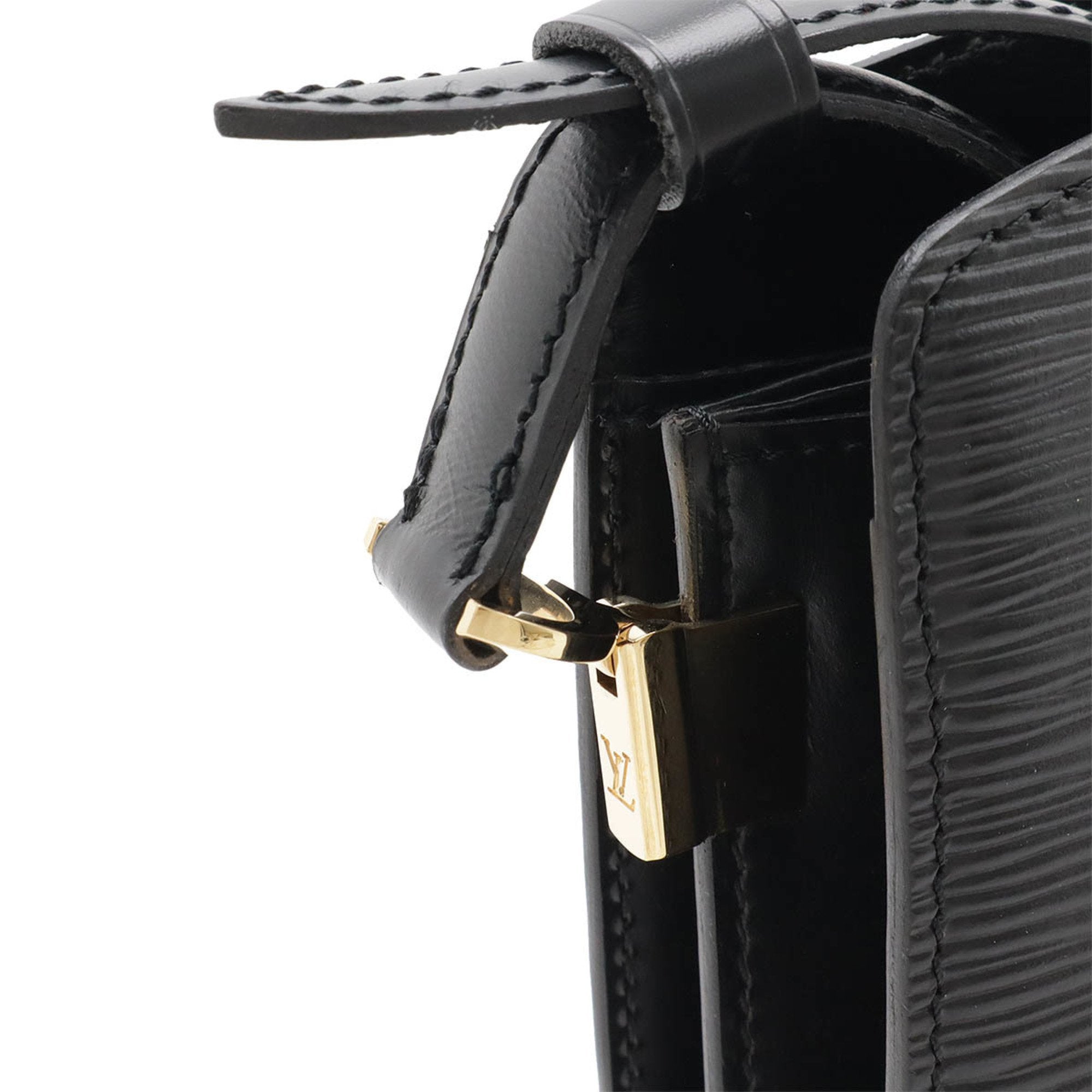 Louis Vuitton Epi Black Noir Epi Leather Shoulder Bag (Pre-Owned)