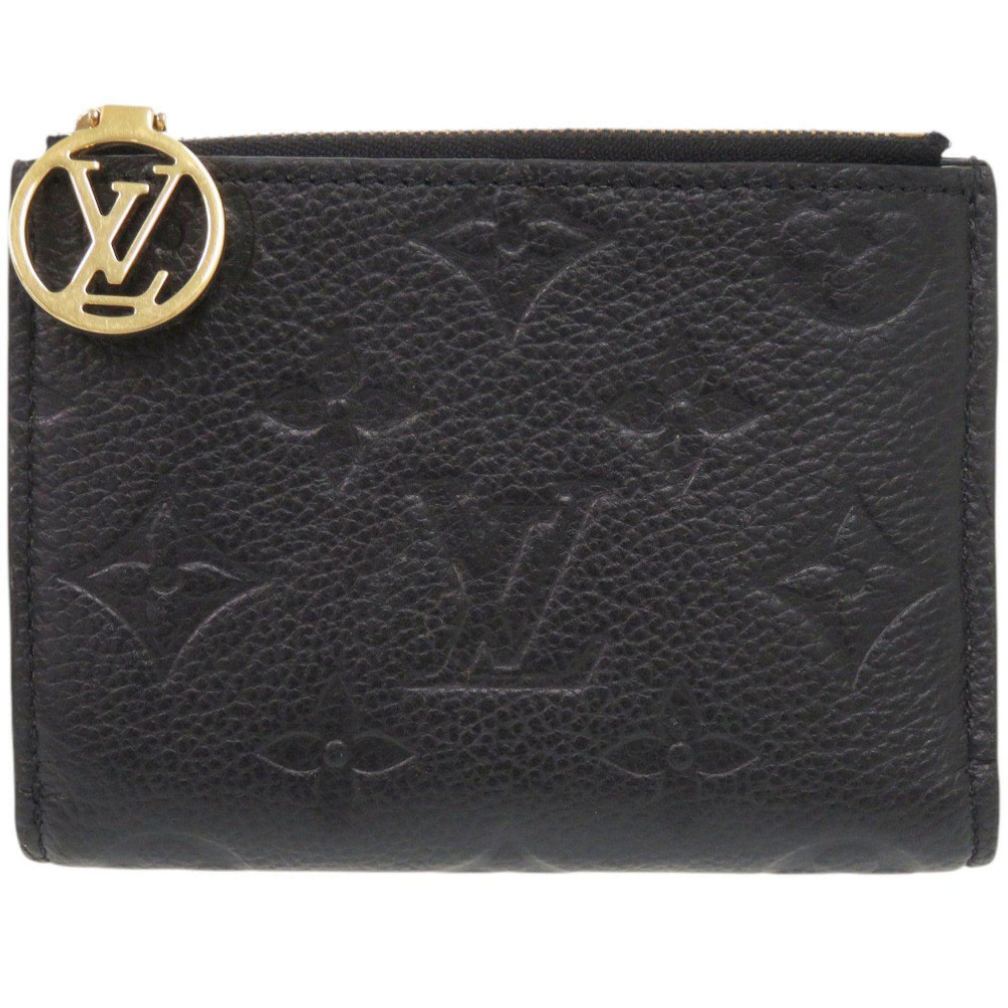 Louis Vuitton Black Noir Monogram Empreinte Wallet (Bi-Fold) (Pre-Owned)