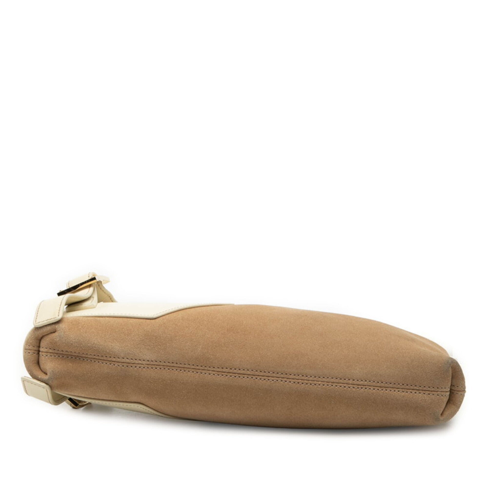 Loewe Beige White Leather Shoulder Bag (Pre-Owned)